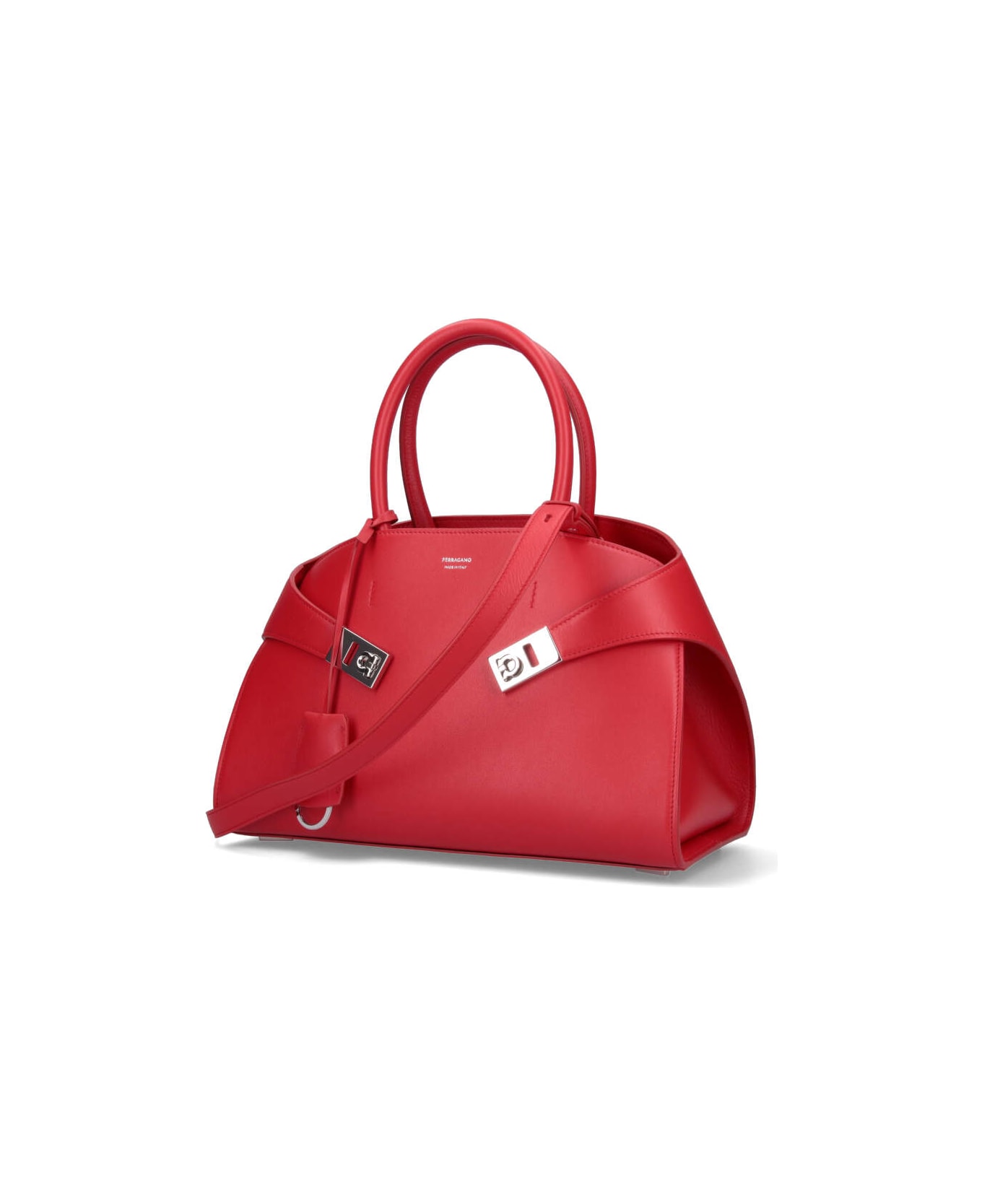 Ferragamo 
hug M
 Handbag - Red