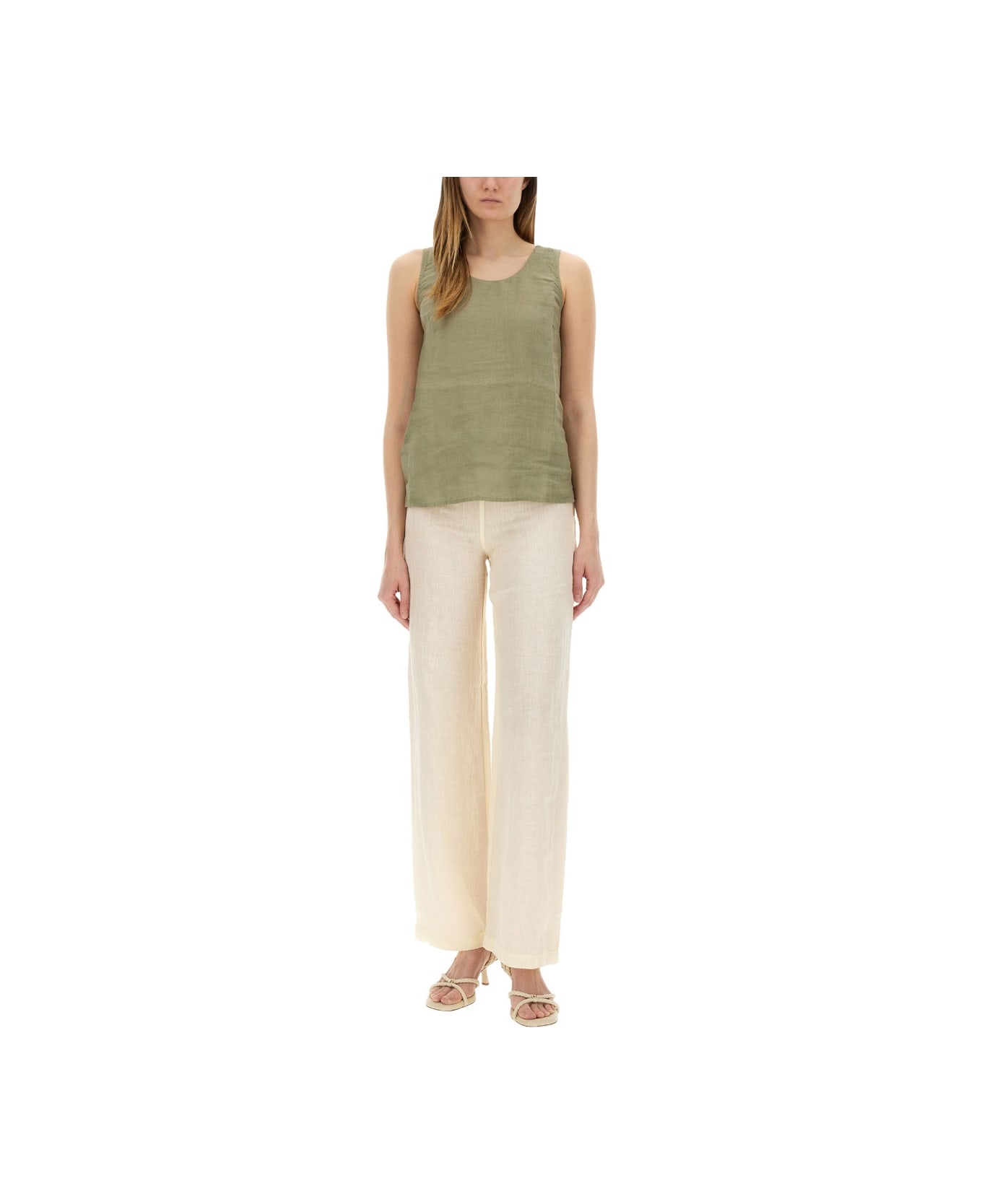 120% Lino Linen Pants - IVORY