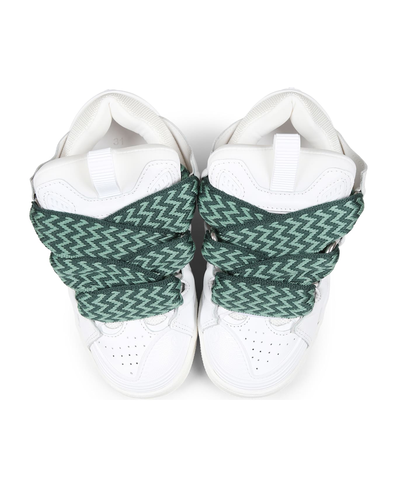Lanvin White Sneakers For Kids - White