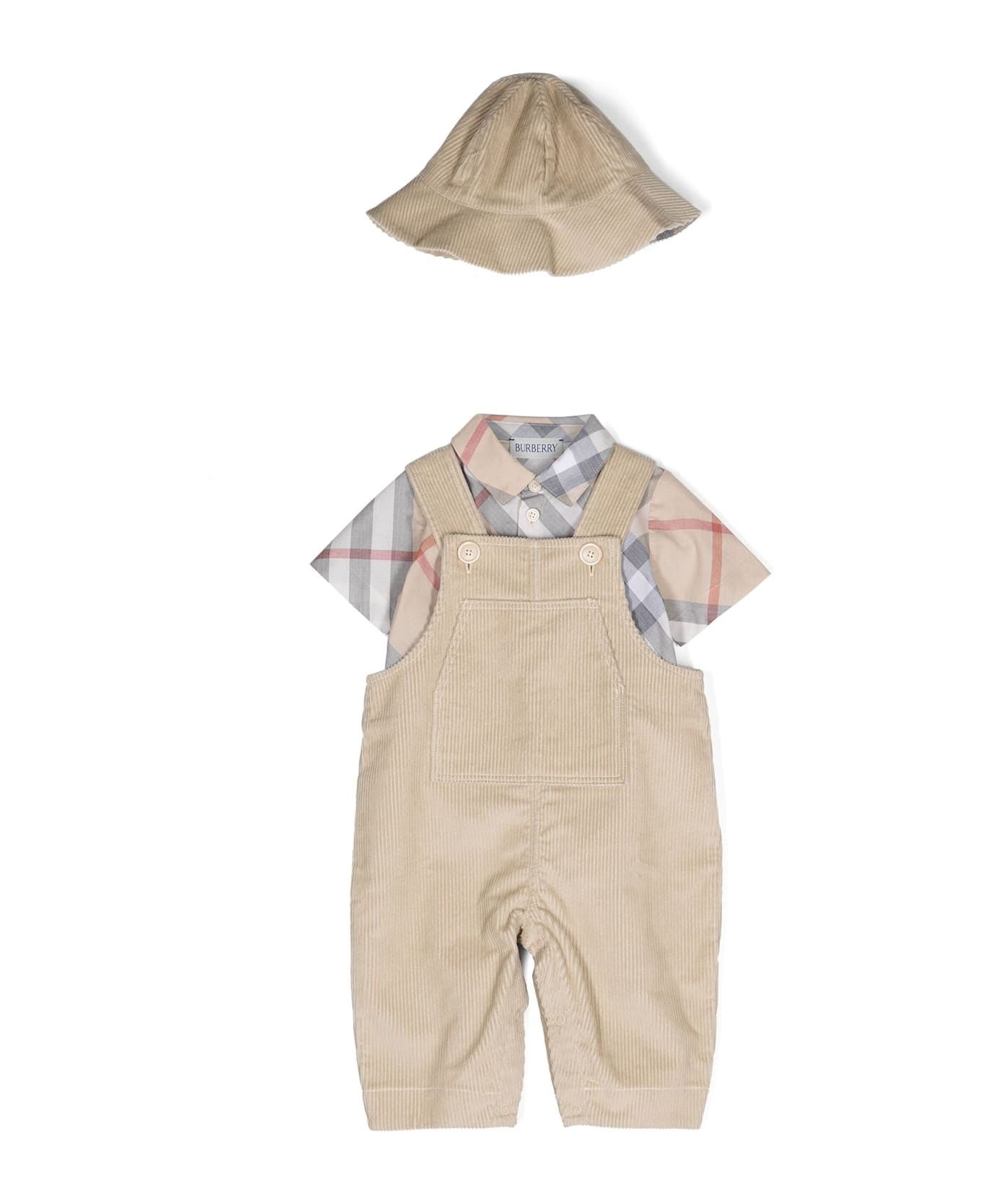 Burberry Kids Kids Beige - Beige ボディスーツ＆セットアップ