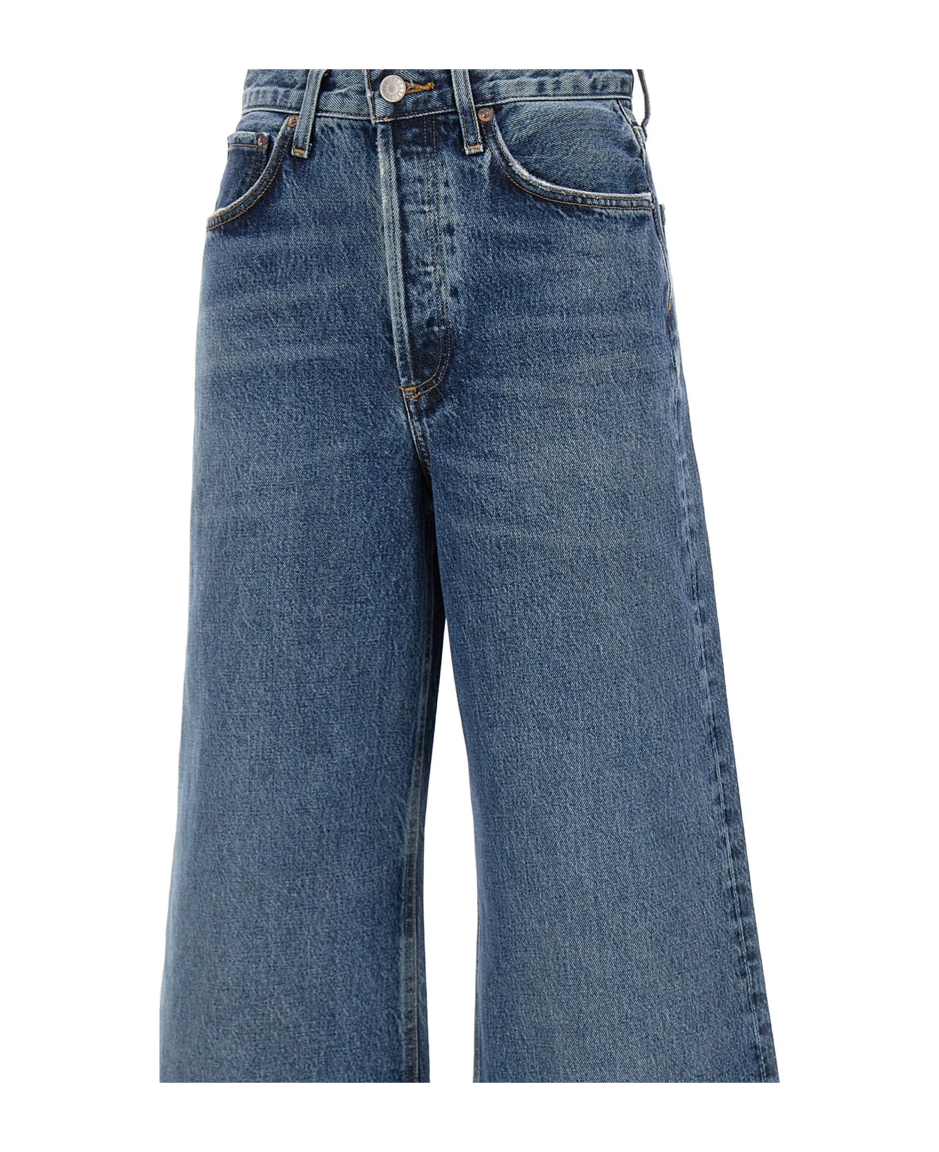 AGOLDE "dame Jean" Organic Cotton Jeans - BLUE