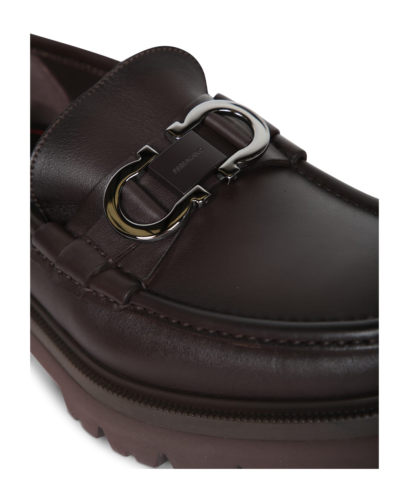 Ferragamo Bleecker Dark Brown Loafer - Brown