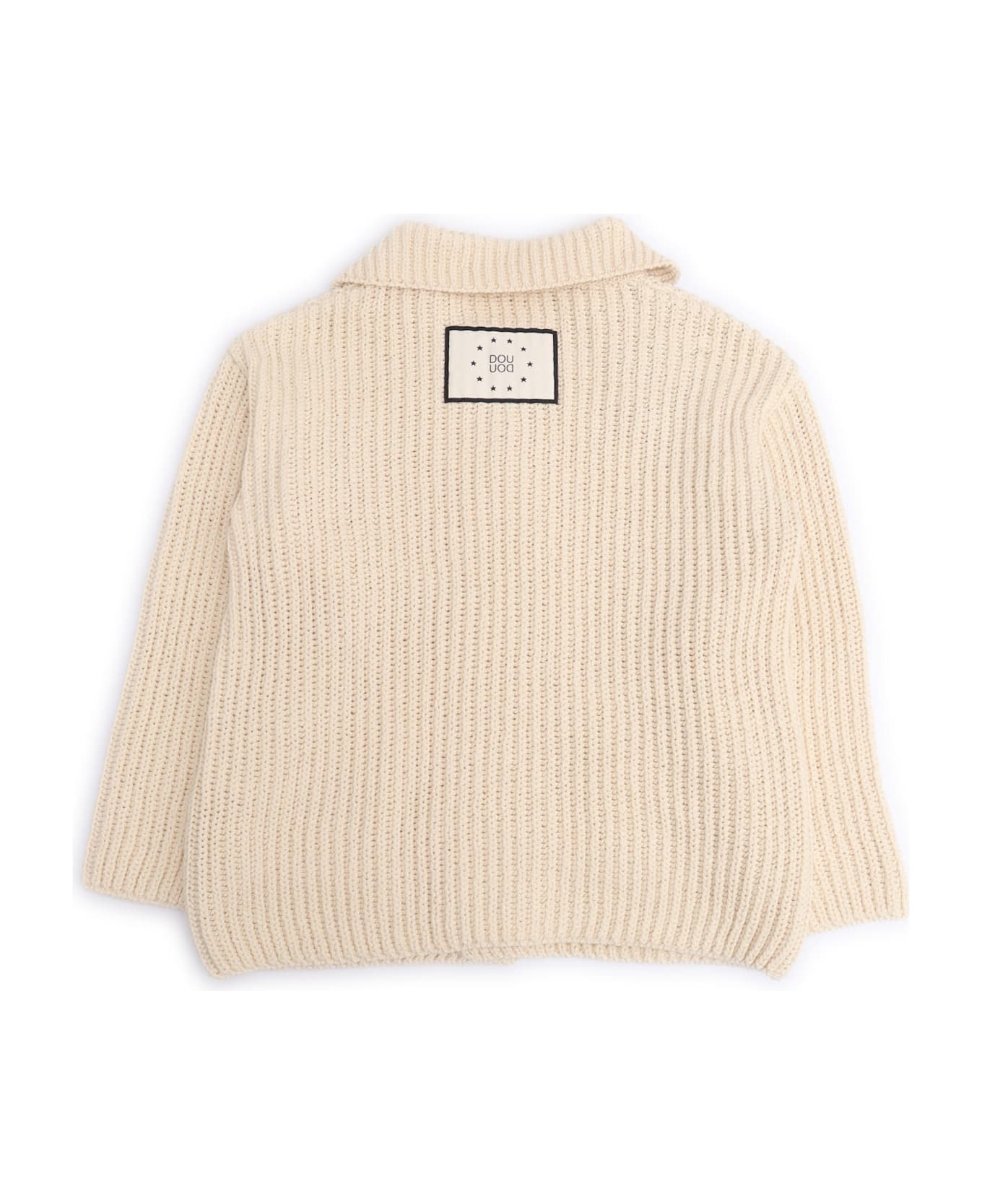 Douuod Knit Cardigan - BEIGE