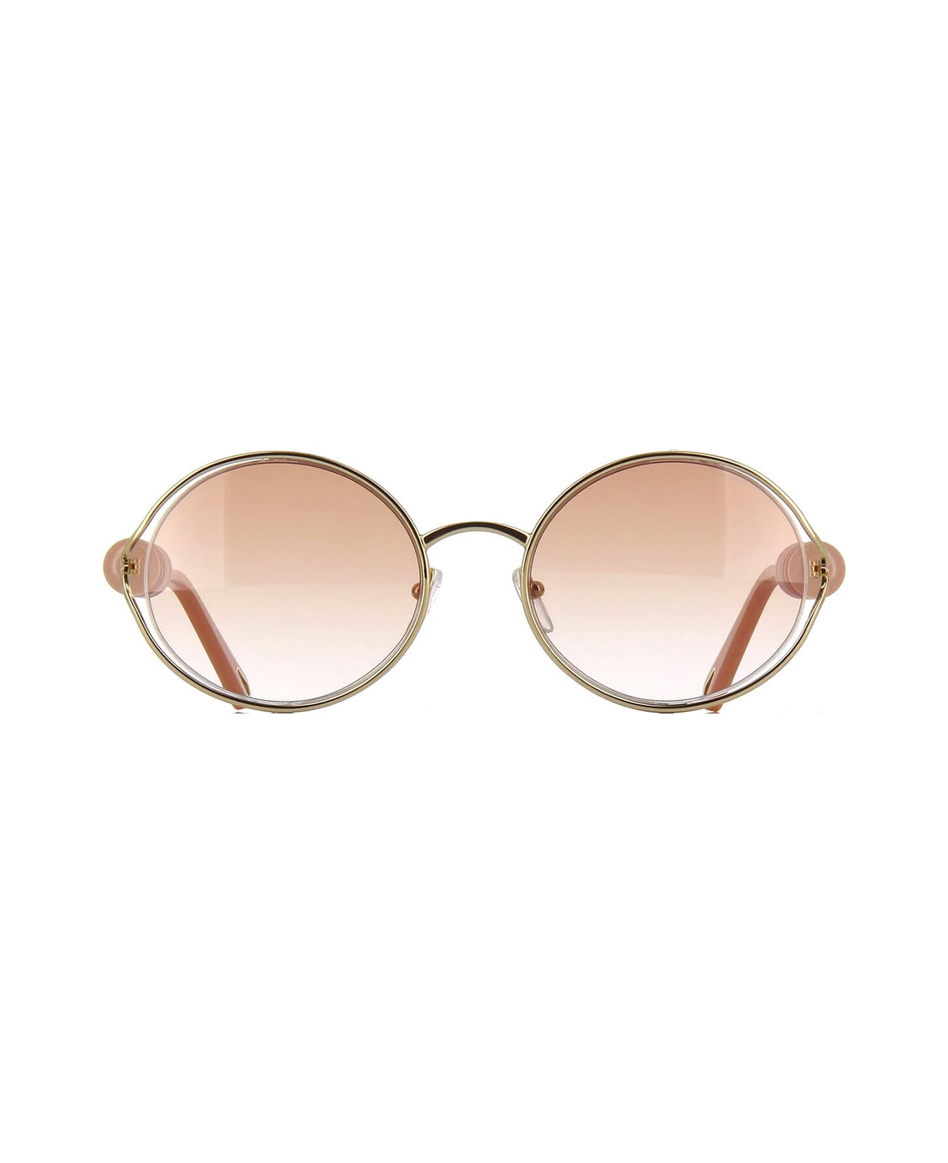 Chloé Eyewear CE167S 42834 Sunglasses - Gold Gradient Brown サングラス