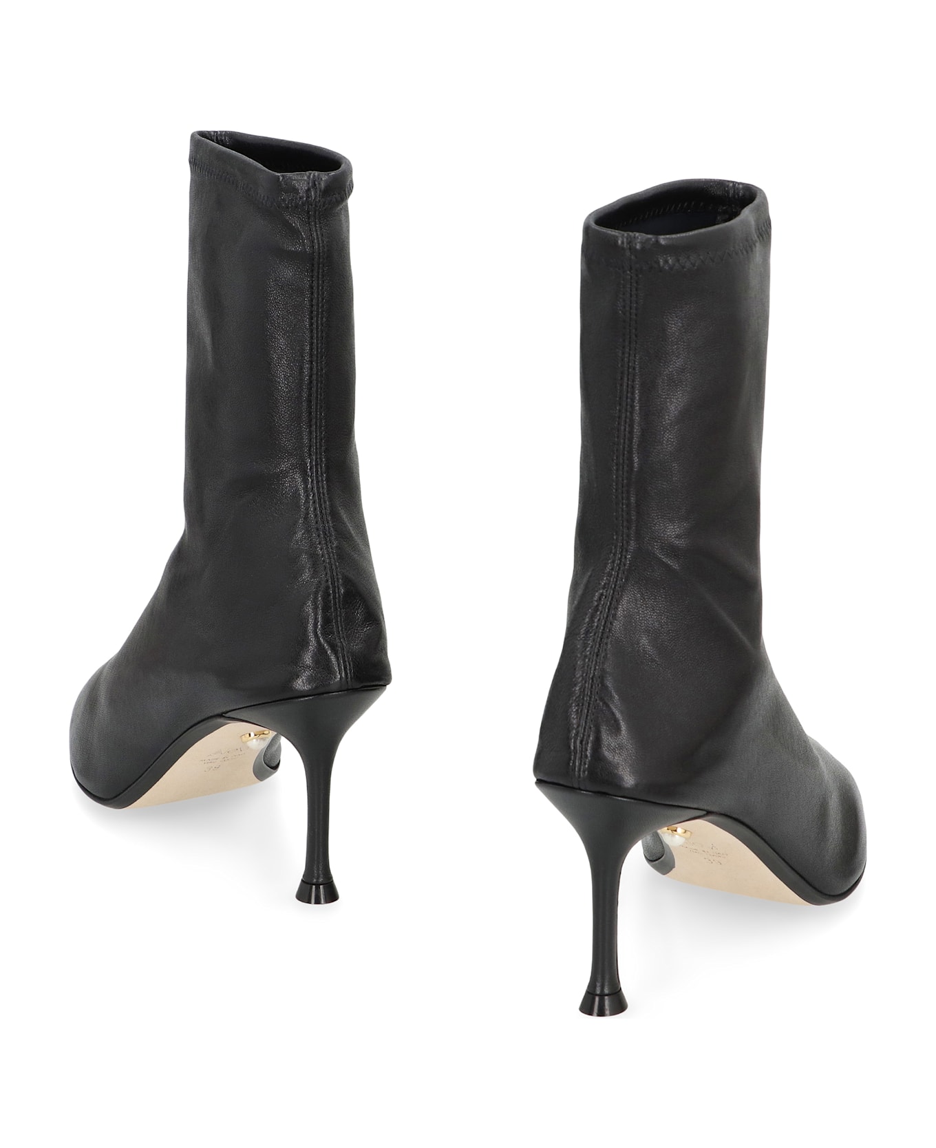 Alevì Etienne Leather Ankle Boots - black