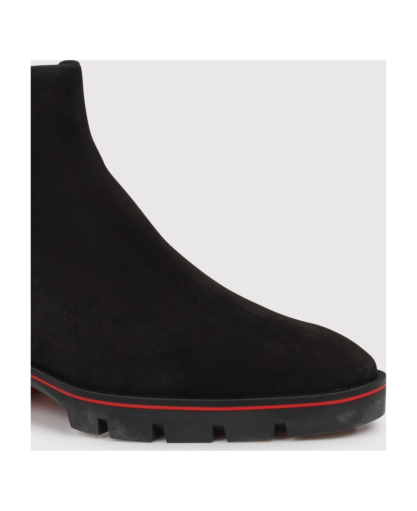 Christian Louboutin Alpinosol Flat Ankle Boots - Black