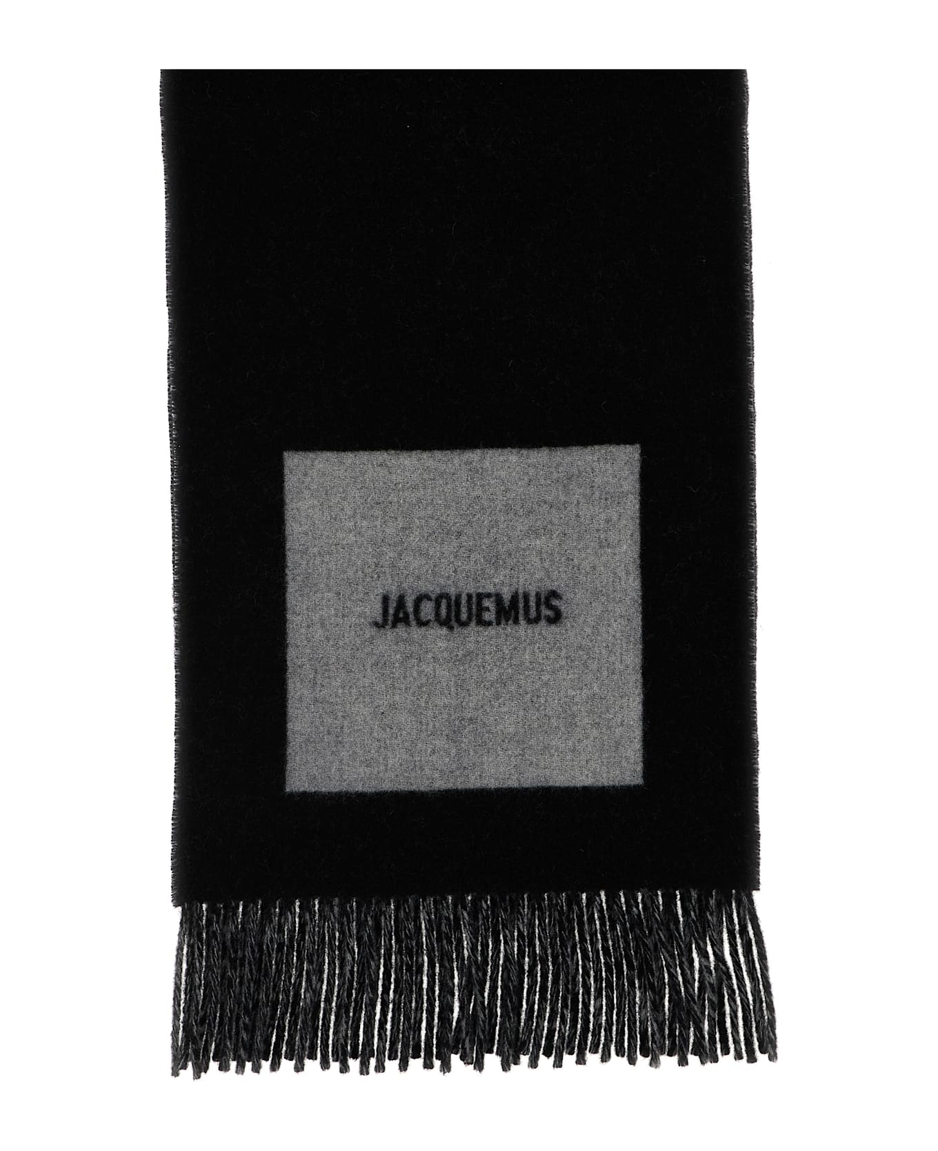 Jacquemus 
l
echarpe Rond Carré
 Scarf - Black  
