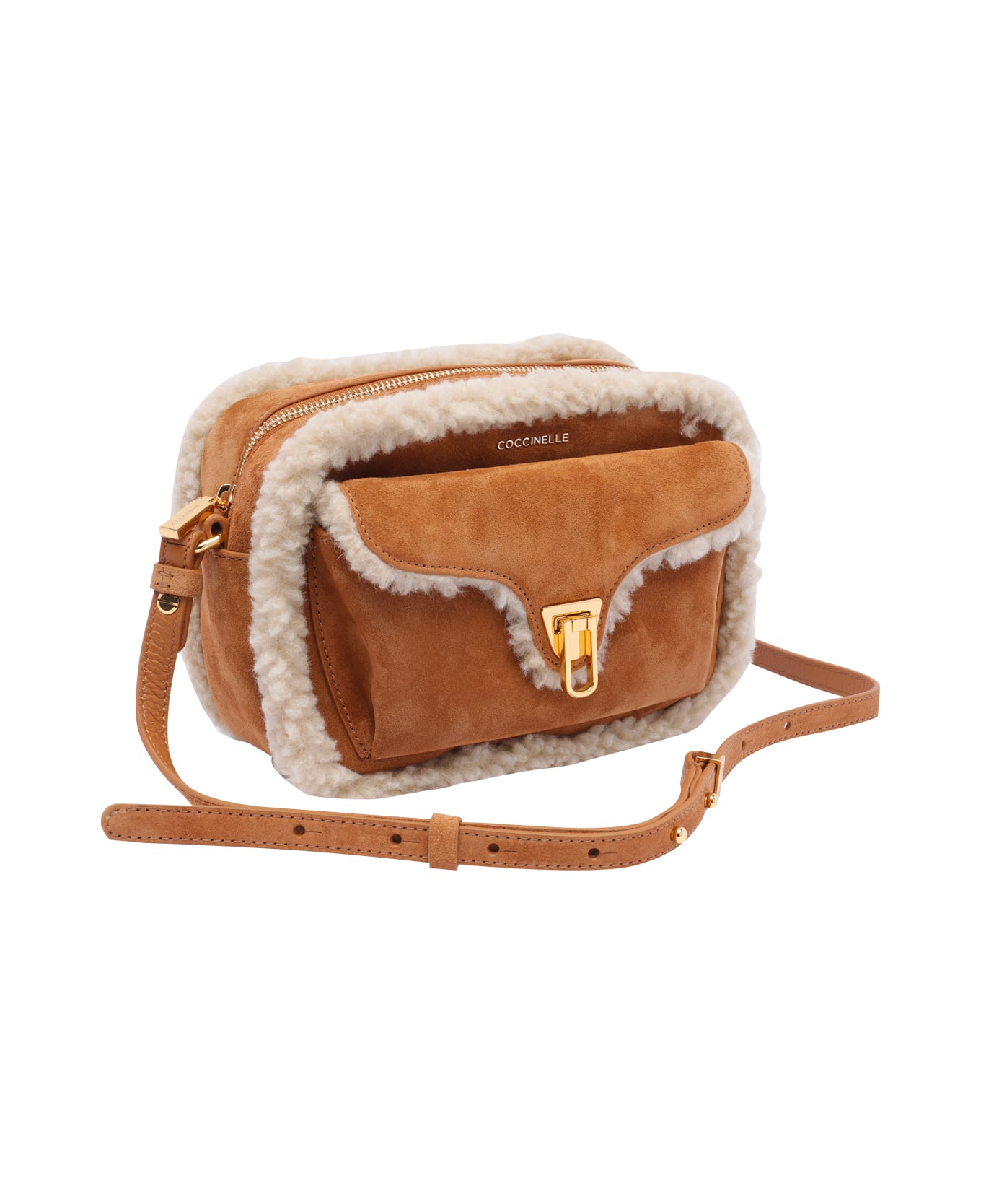 Coccinelle Crossbody Bag - NATURAL/CUIR