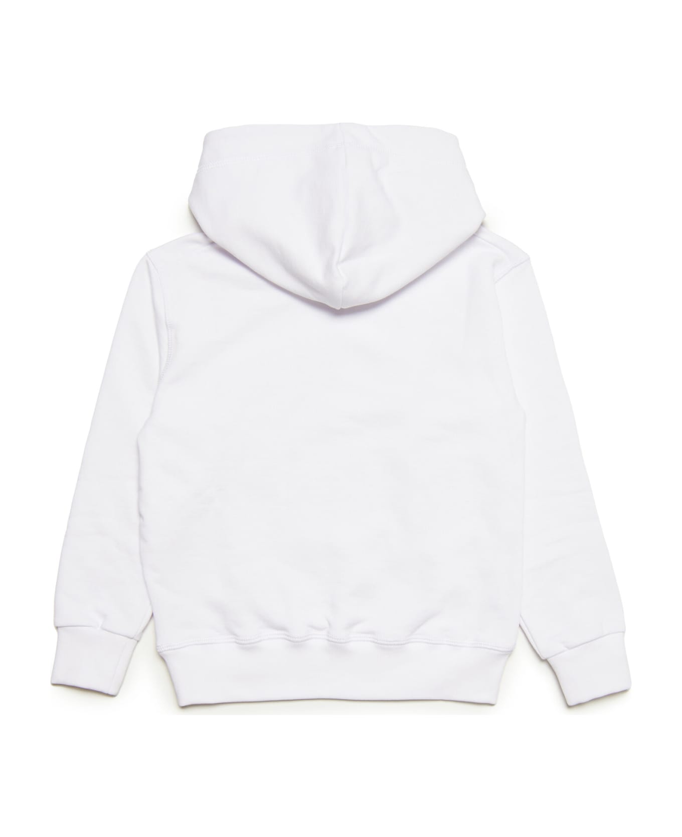 Dsquared2 D2s666u Cool Fit-icon Sweat-shirt Dsquared White Cotton Hooded Sweatshirt With Icon Logo - White