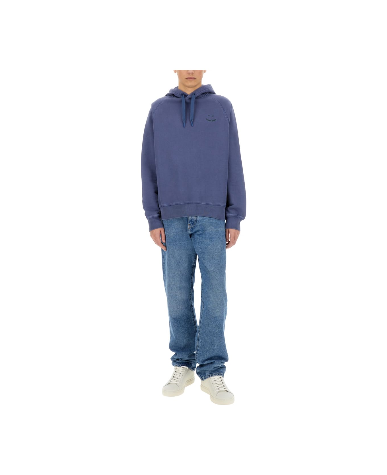 PS by Paul Smith "happy" Hoodie - BLUE