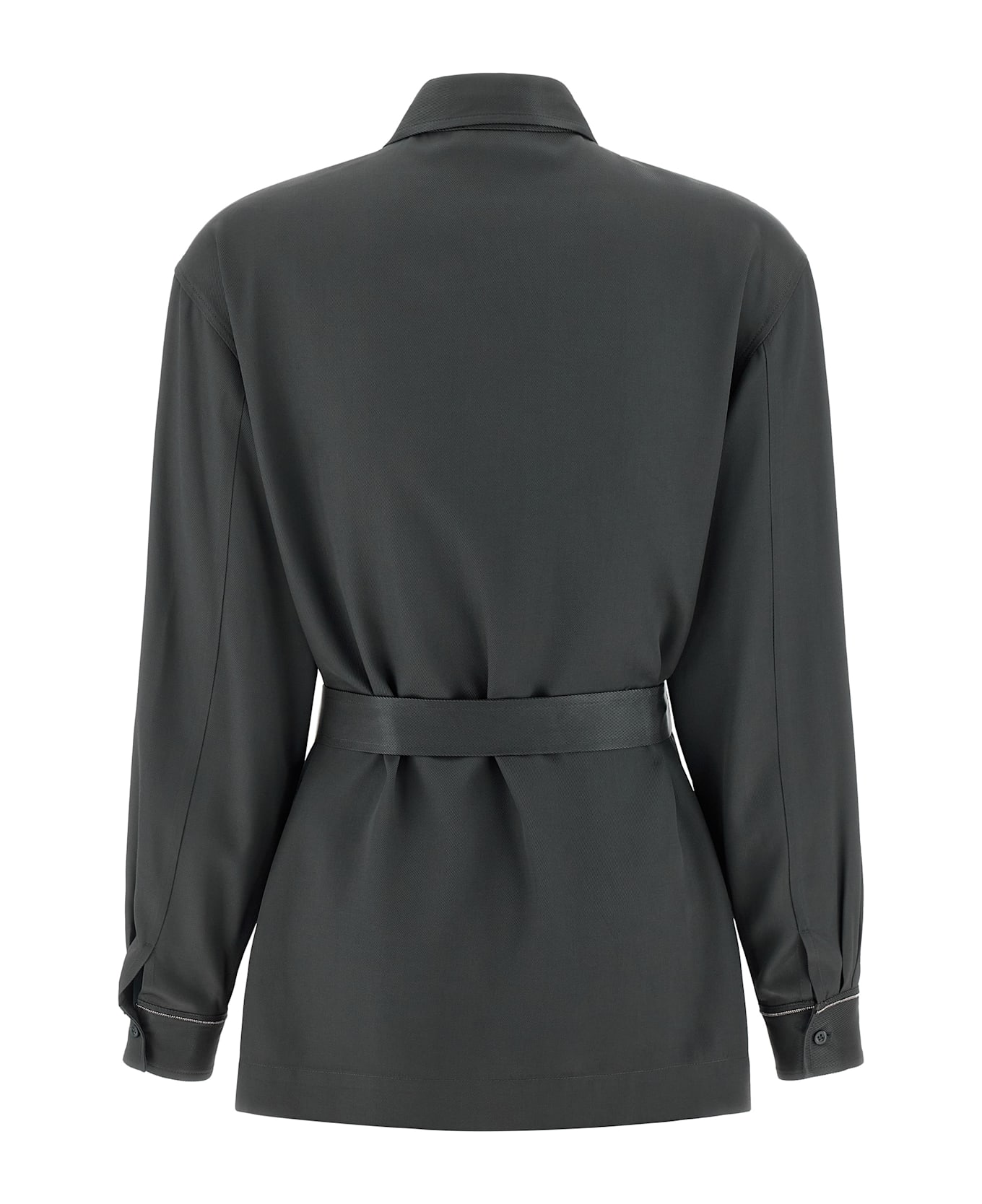 Peserico Twill Shirt - Gray