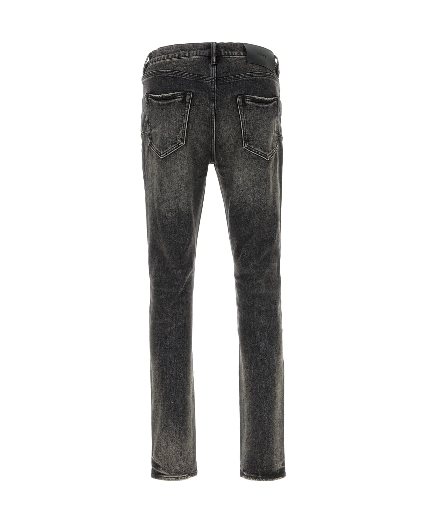 Purple Brand Black Stretch Denim Jeans - BLACK
