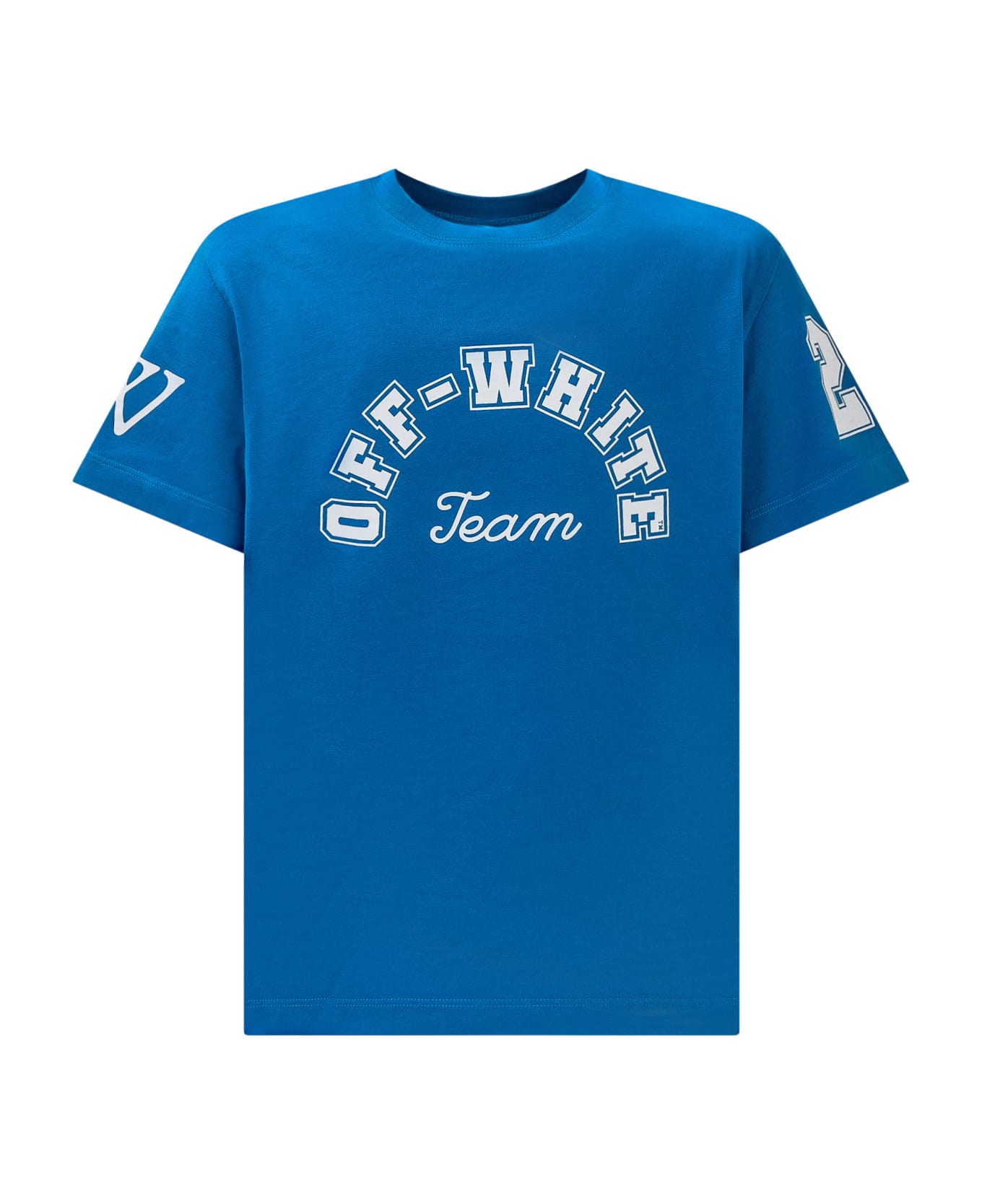 Off-White Team 23 T-shirt - METHYL BLUE BLACK