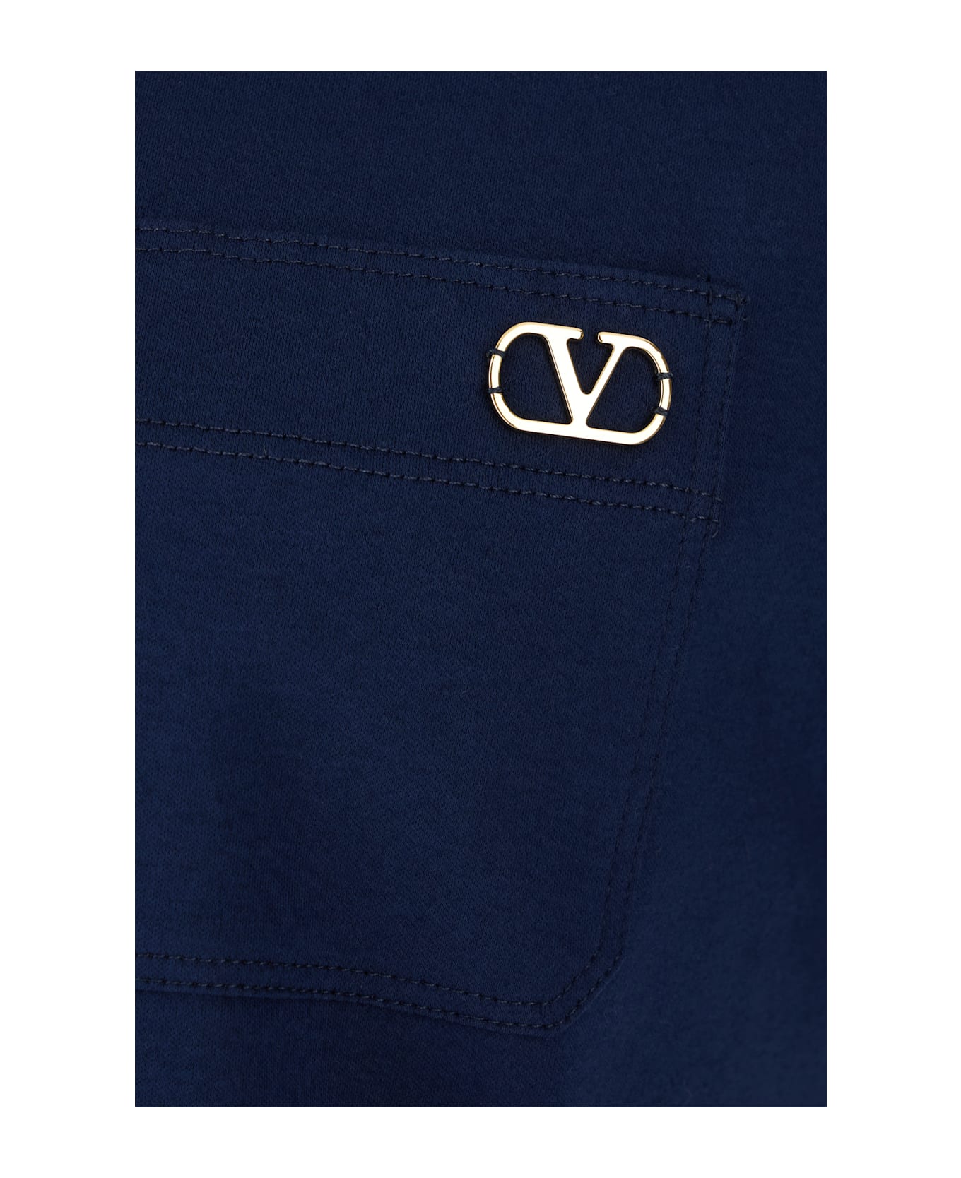 Valentino Garavani Cotton T-shirt - INDACO