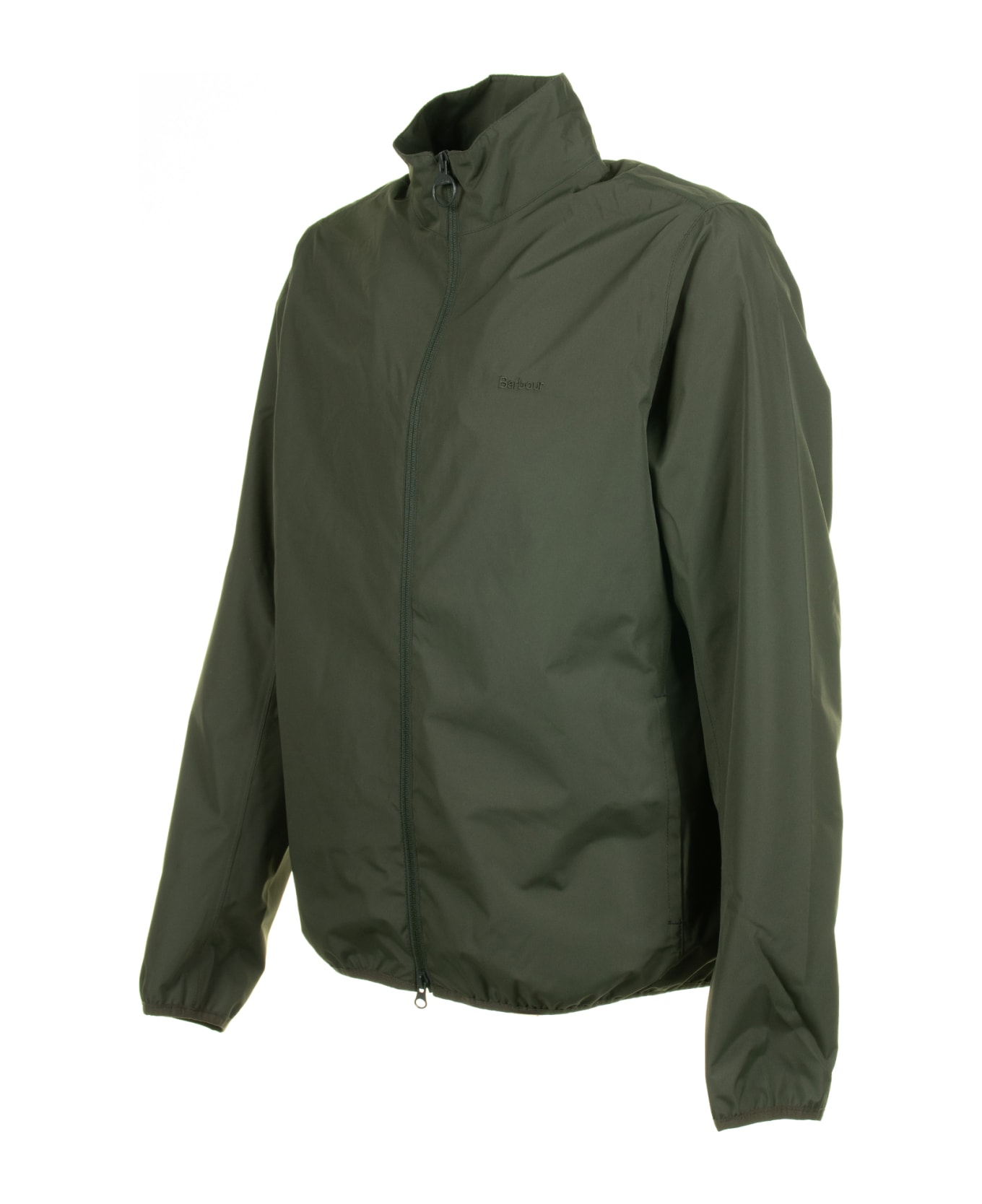 Barbour Olive Jacket With Zip - OLIVE ジャケット
