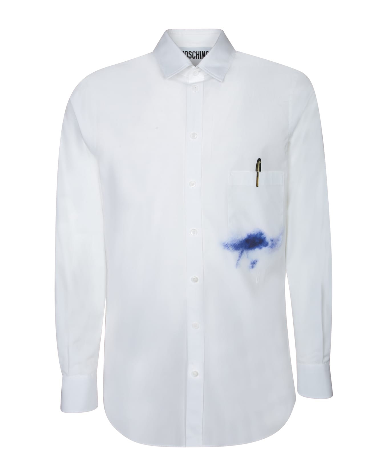 Moschino White Cotton Shirt - WHITE