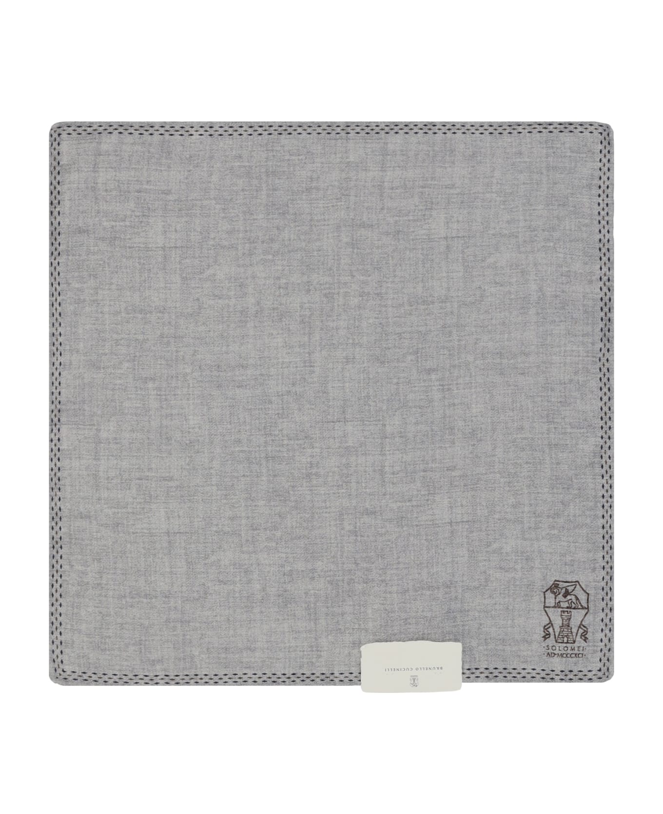 Brunello Cucinelli Pocket Tissue - Acciaio+navy+tortora 財布