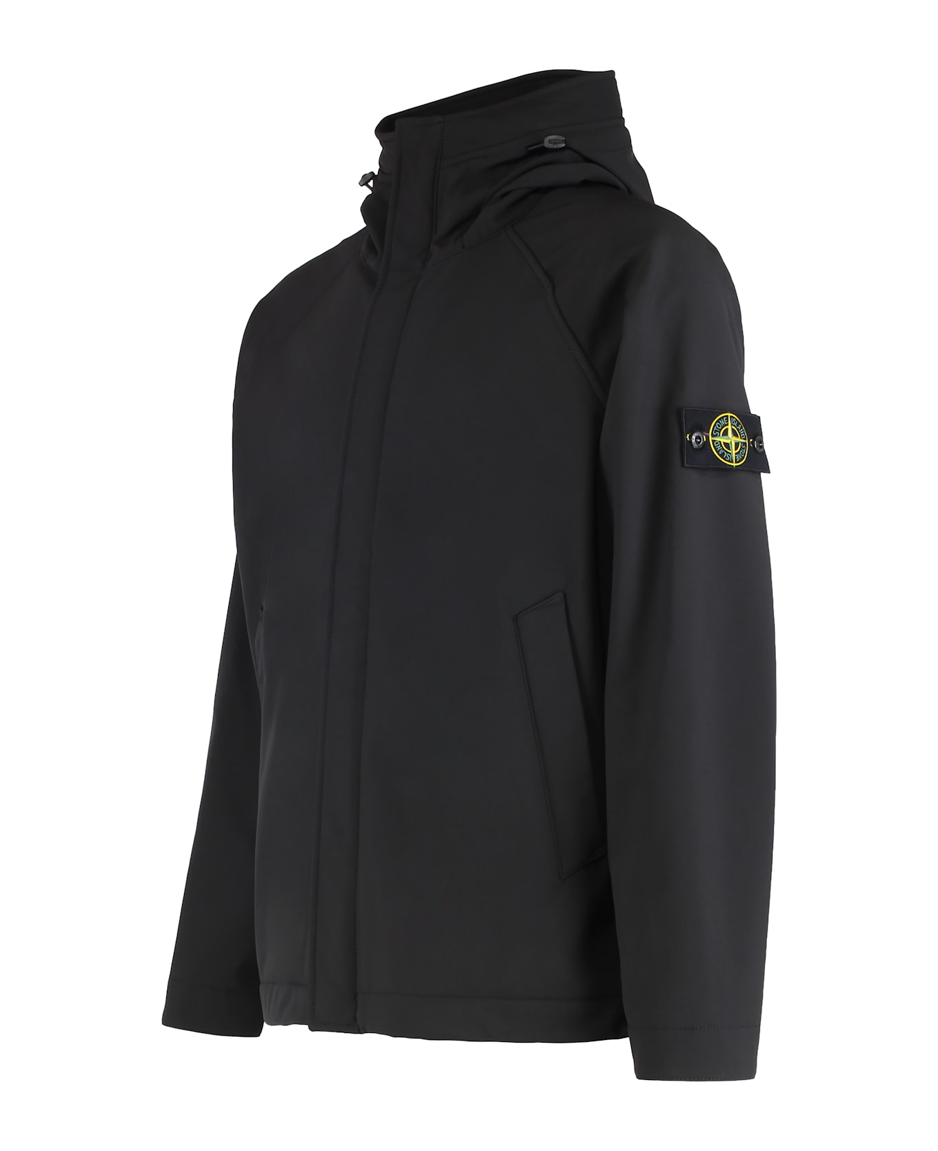 Stone Island Technical Fabric Parka - black