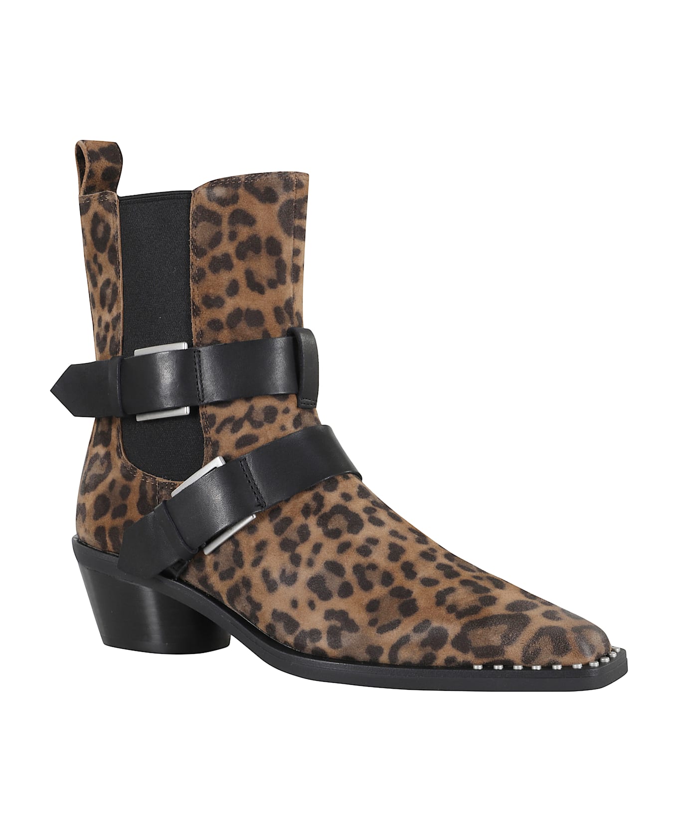 Ash Suede Leopardo - Wild Black