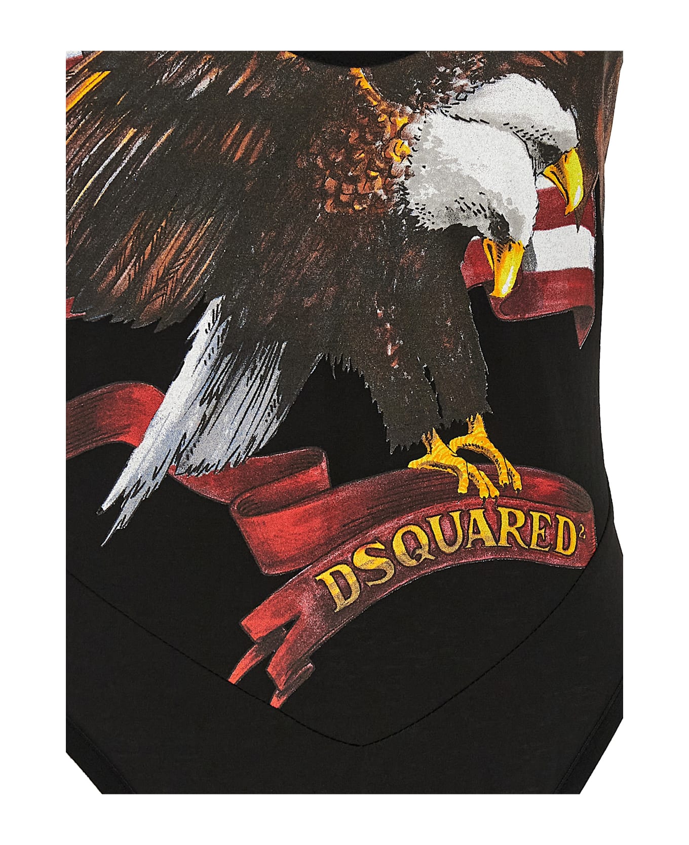 Dsquared2 Bettter X Dsquared2 
racer
 Bodysuit - Black  