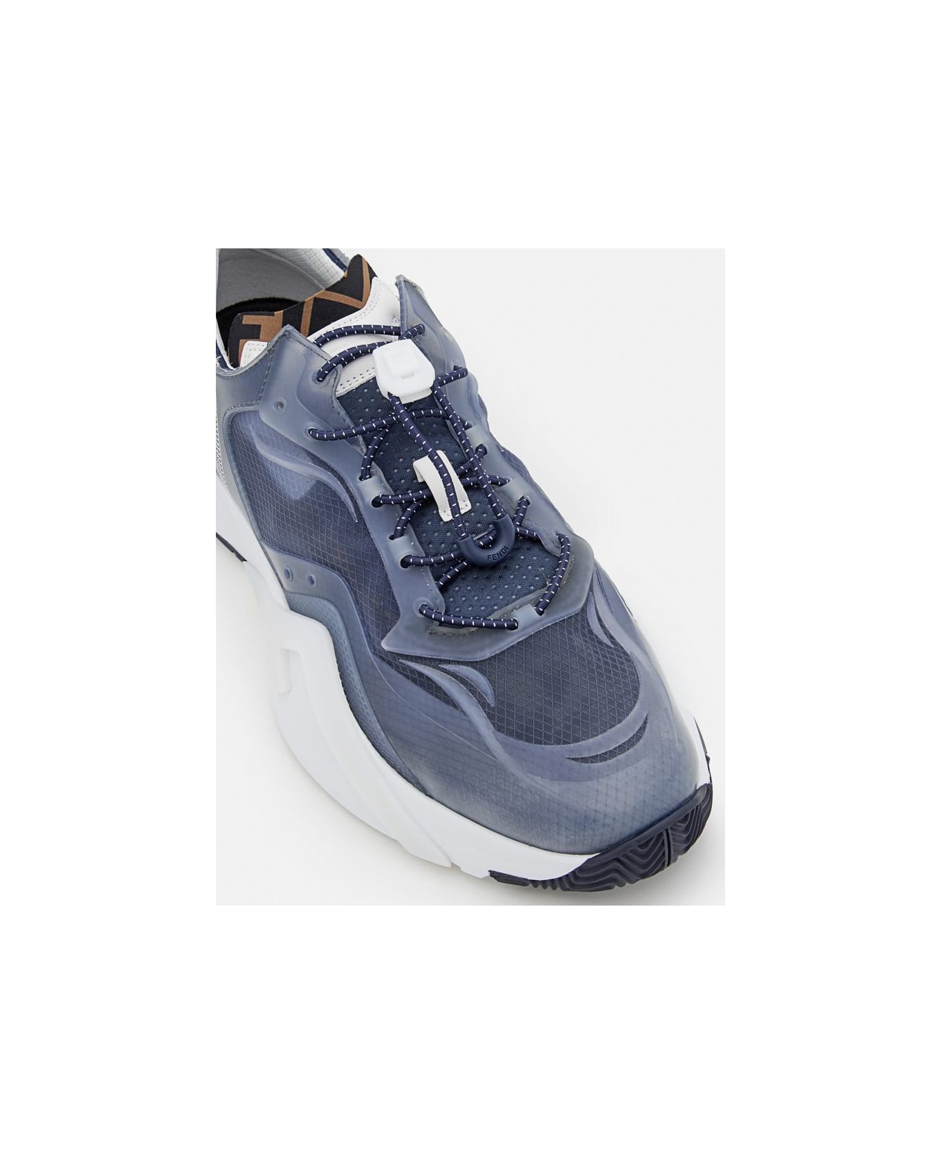 Fendi Flow Lace-up Sneakers - Blue スニーカー