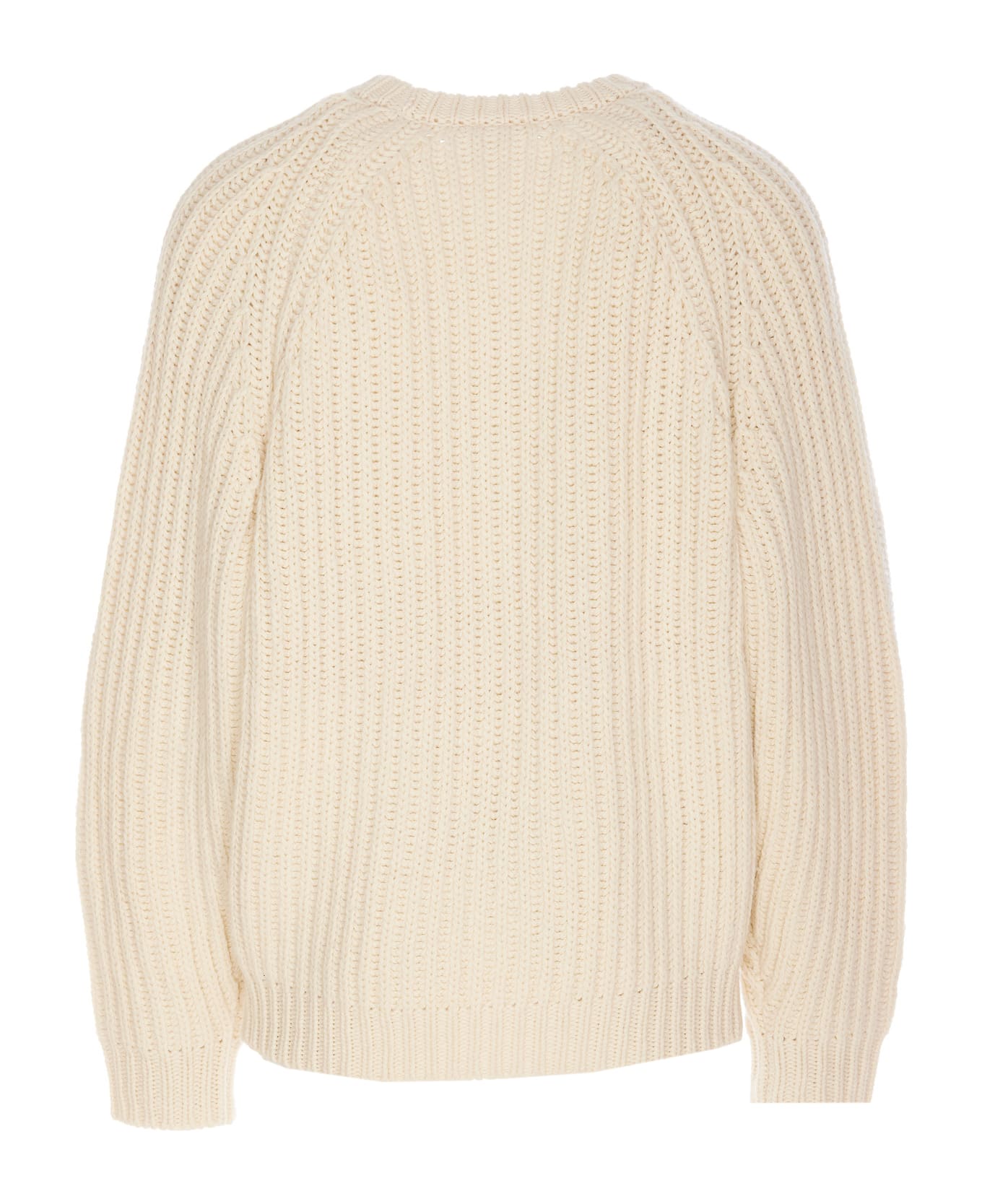 Drôle de Monsieur Le Slogan Sweater - Beige