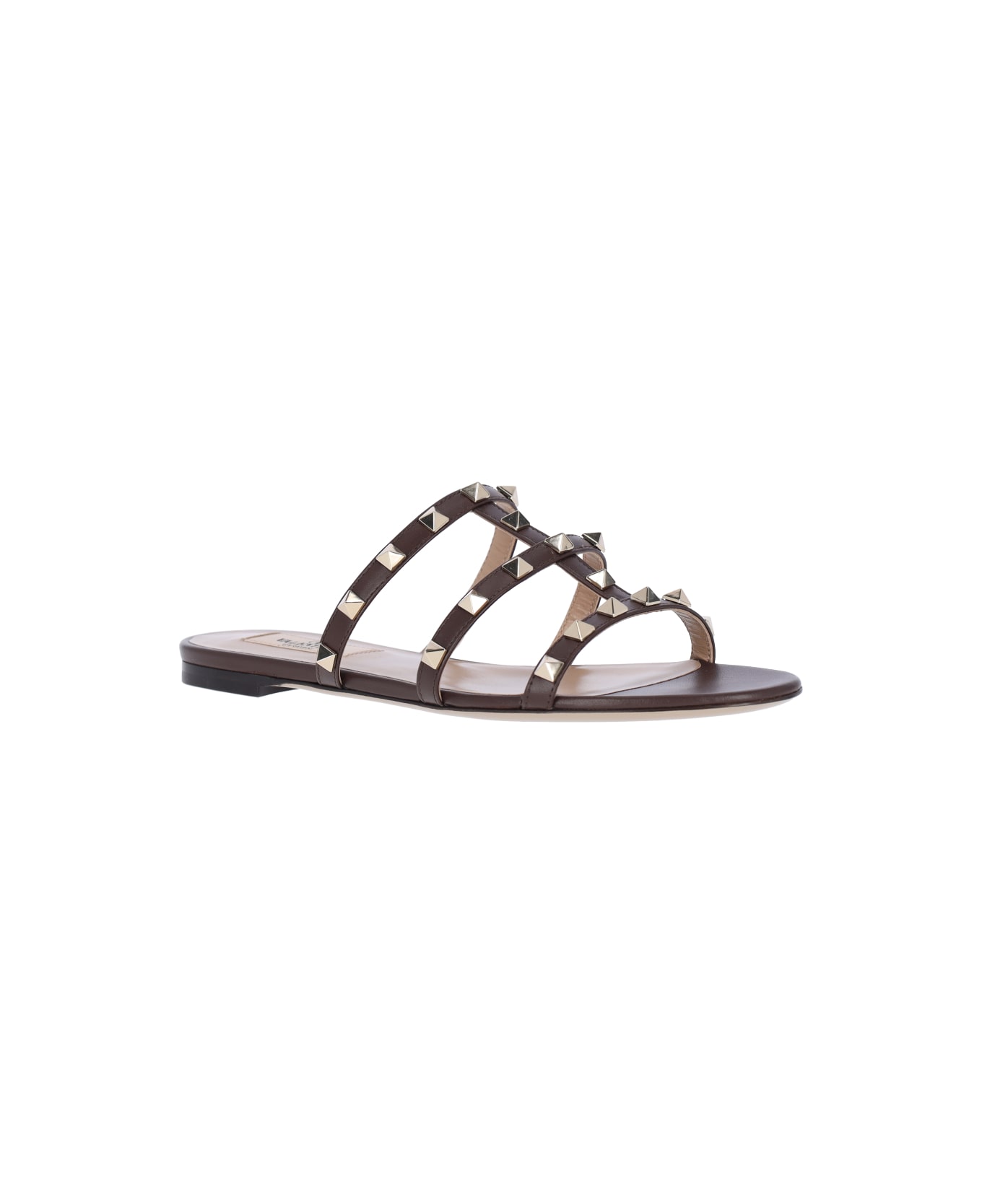 Valentino Garavani "rockstud" Sandals - Brown