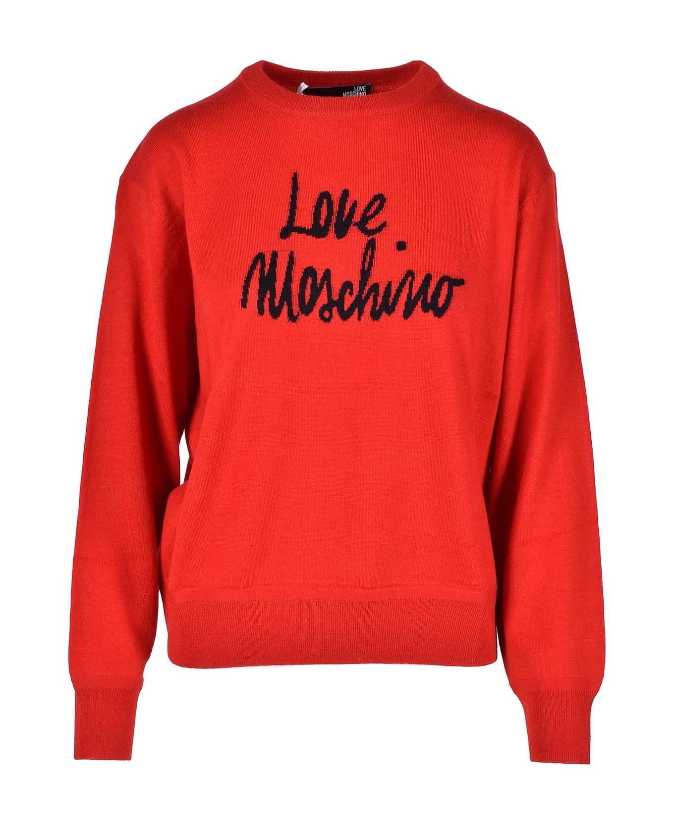 Love Moschino Women's Red Sweater - Red