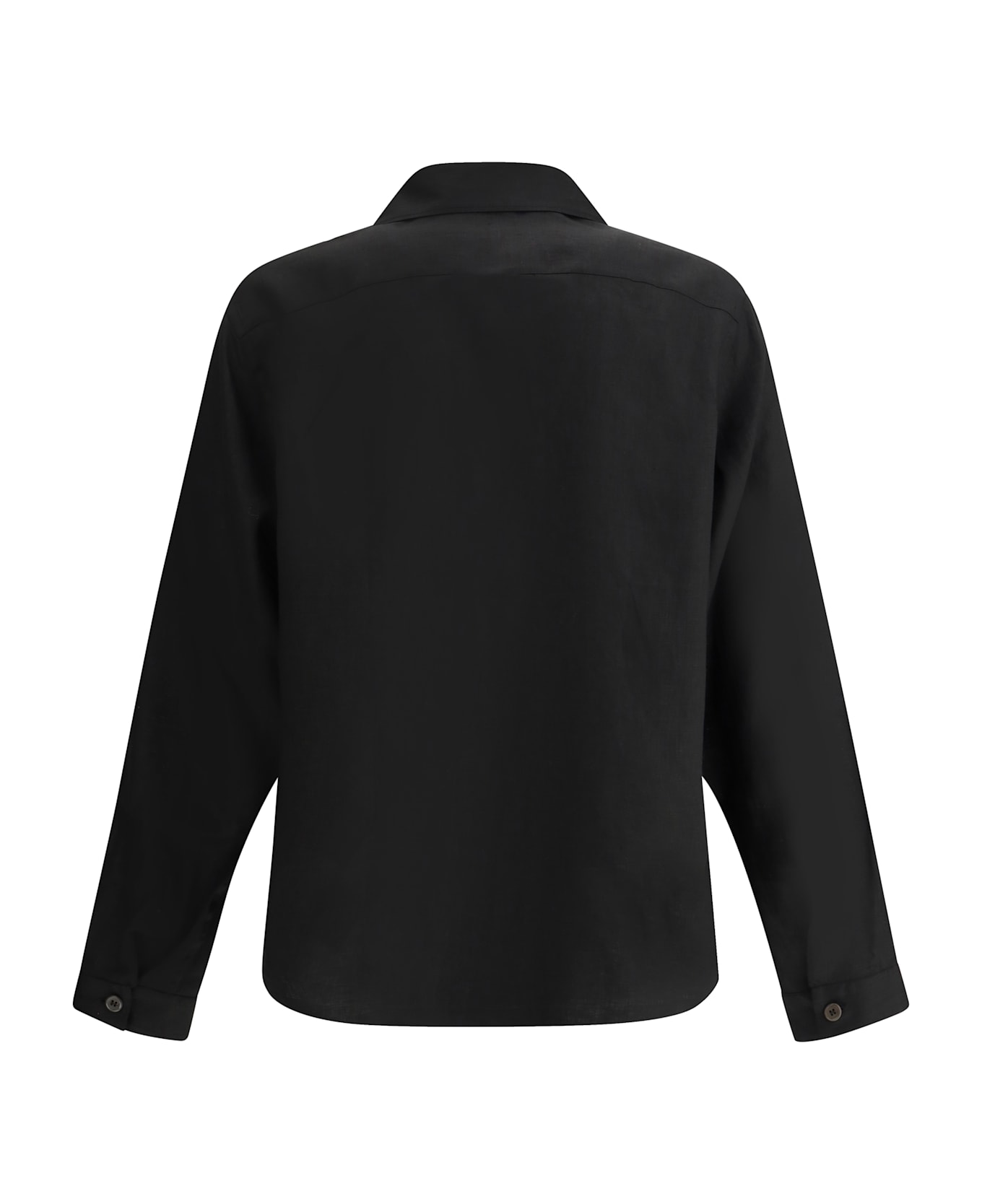 Prada Black Linen Shirt
