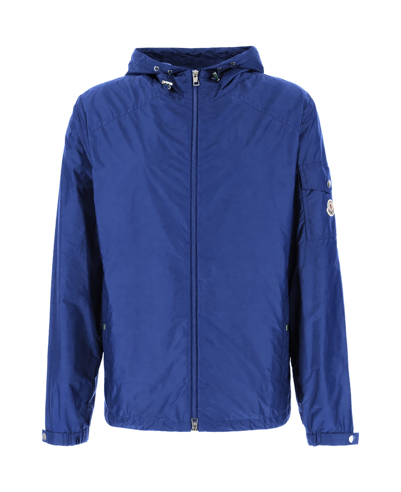 Moncler Blue Nylon Etiache Windbreaker - MULTICOLOUR