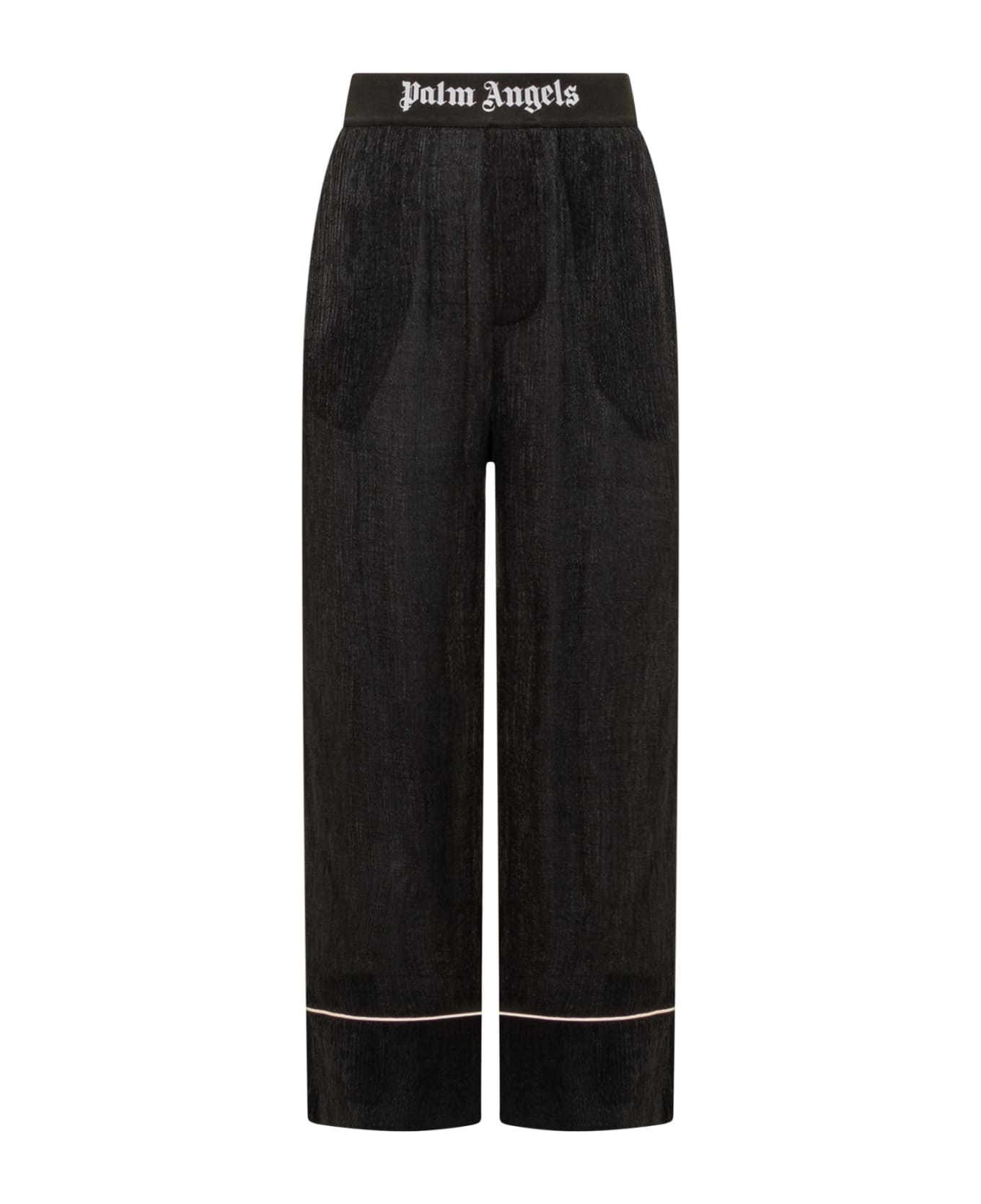 Palm Angels Soiree Pajama Trousers - BLACK GOLD