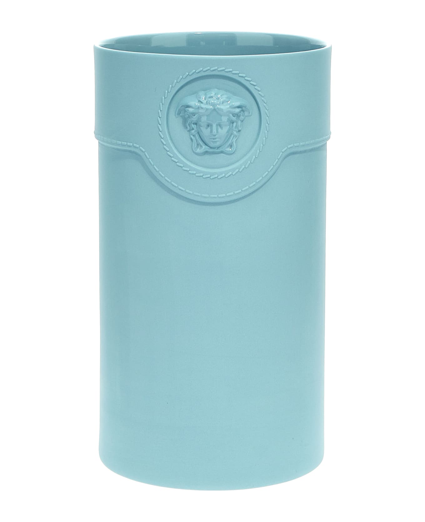 Versace 'medusa' Vase - Light Blue