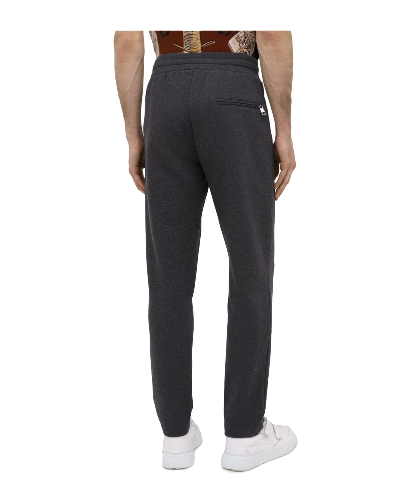 Dolce & Gabbana Cotton Jogging Pants - Gray