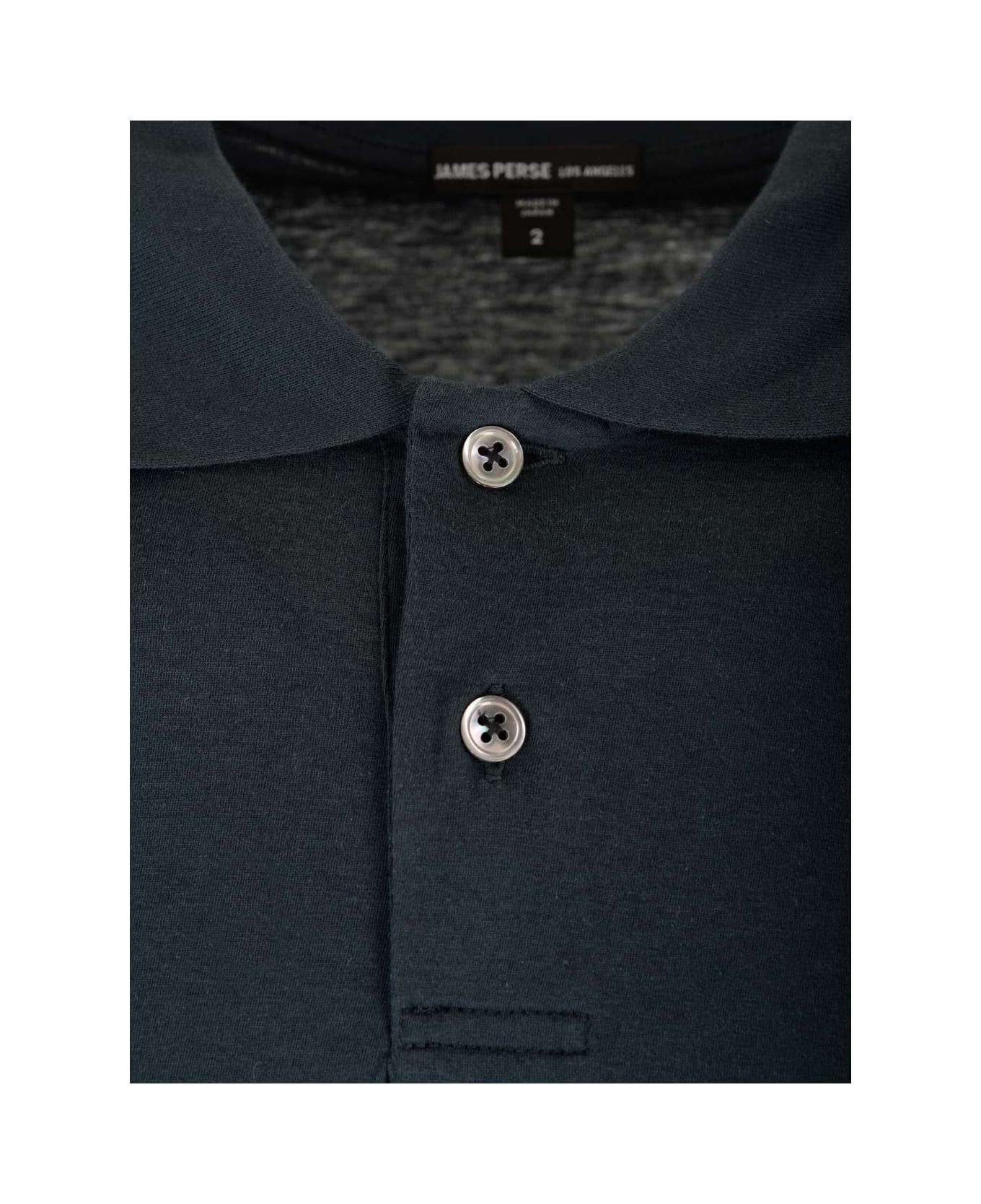 James Perse Slim Fit Polo Shirt - Blue