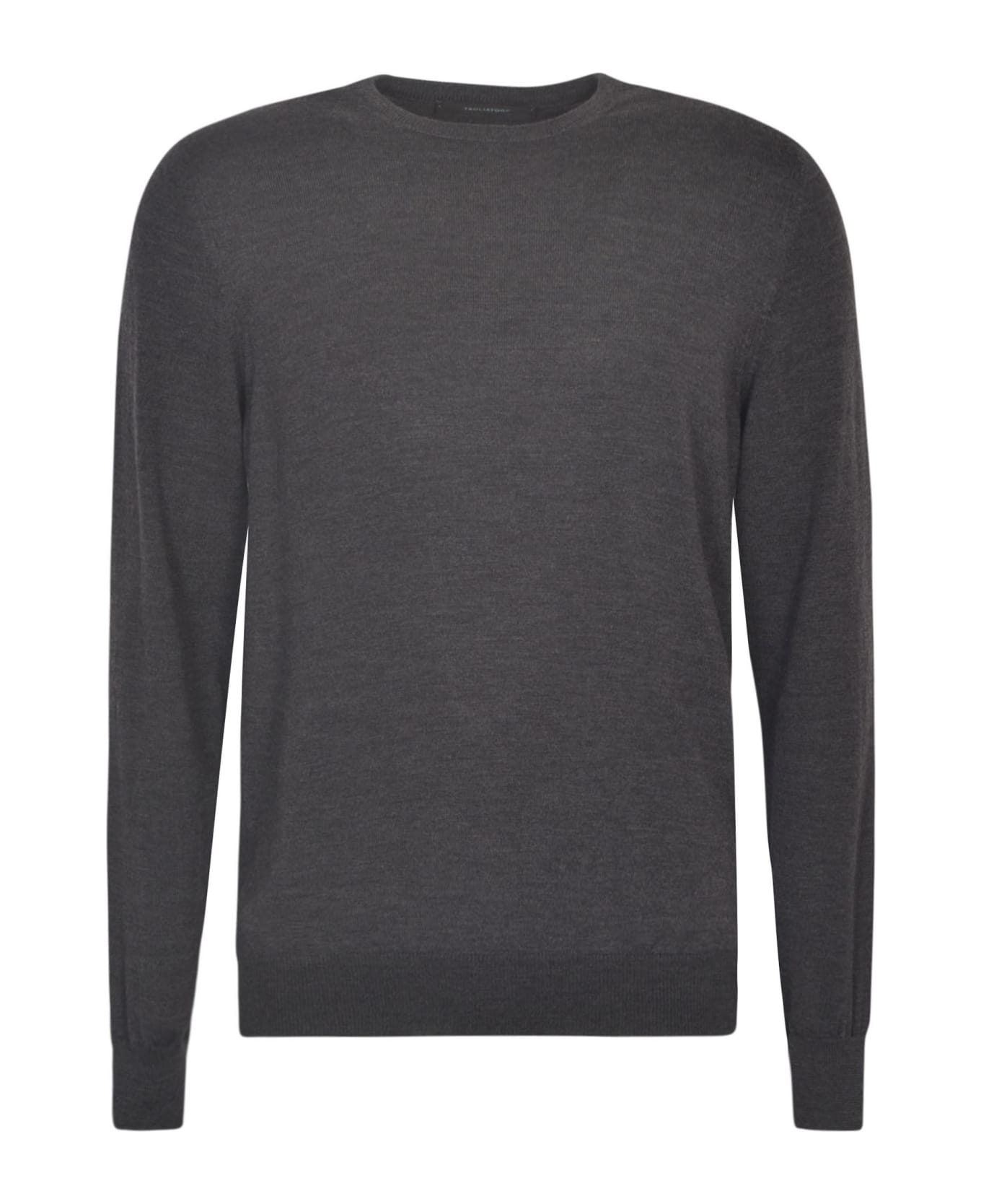 Tagliatore Round Neck Sweater - Grey