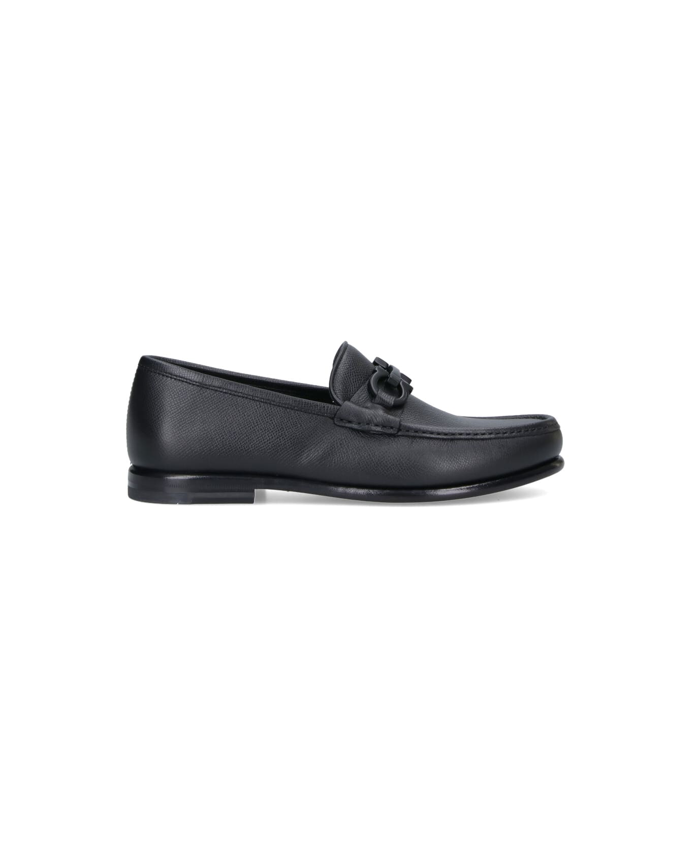 Ferragamo "gancini "loafers - Black  