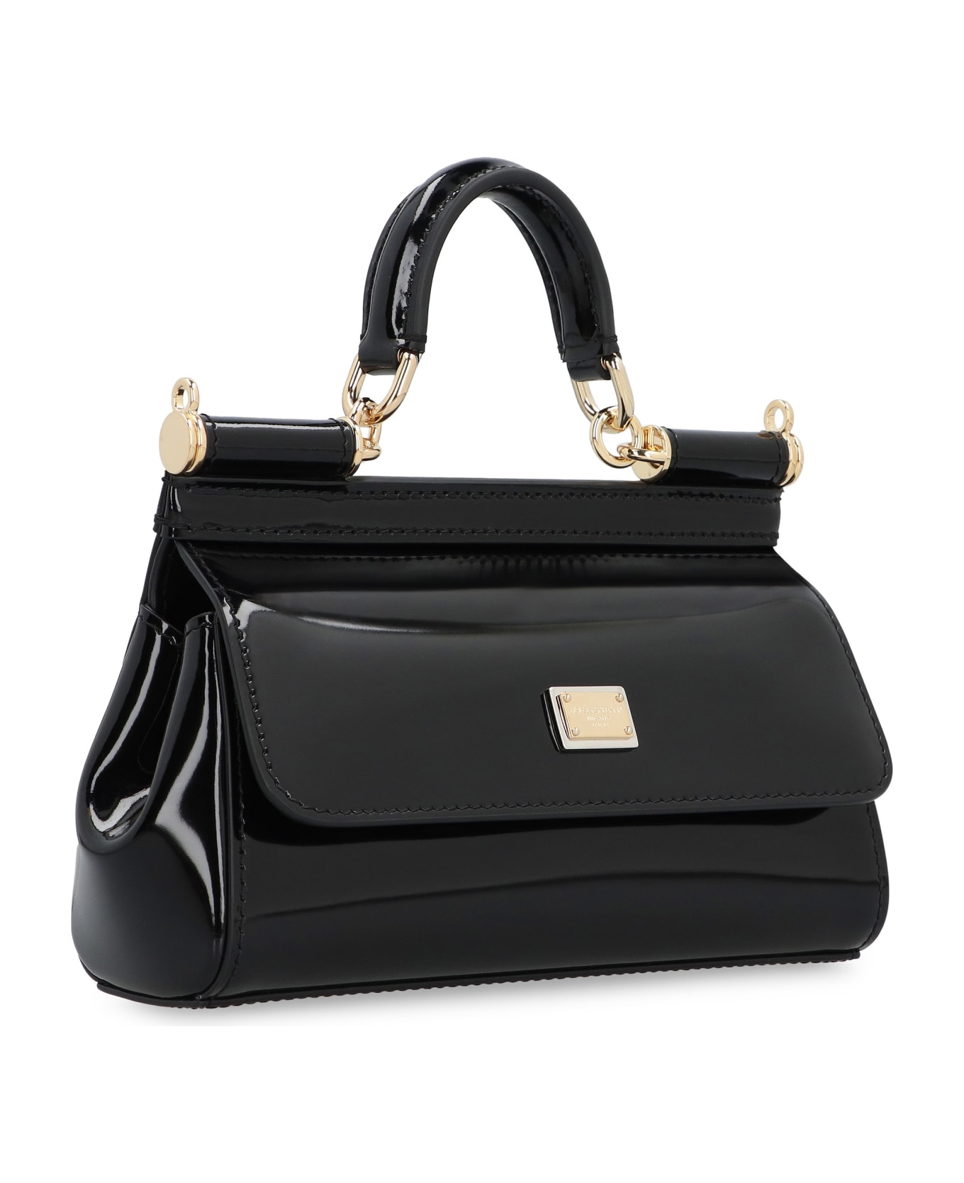 Dolce 
Gabbana Sicily Small Leather Handbag - black