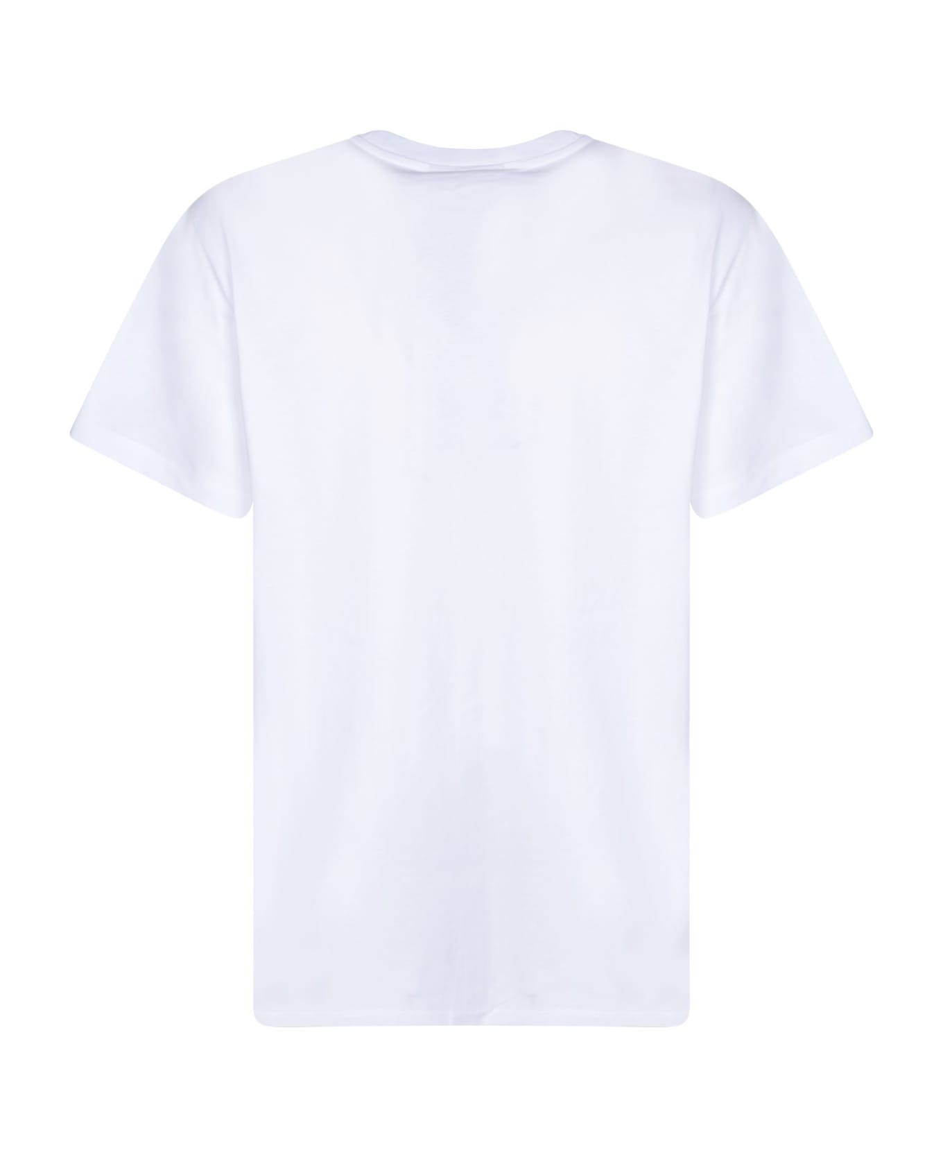 Ganni Print White T-shirt - White