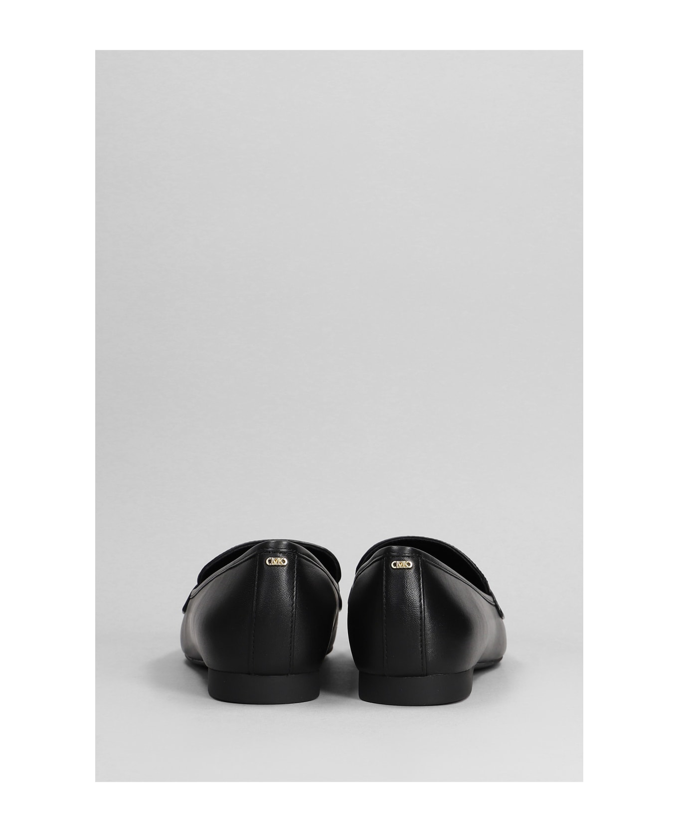 Michael Kors Regan Flex Loafers In Black Leather - black フラットシューズ