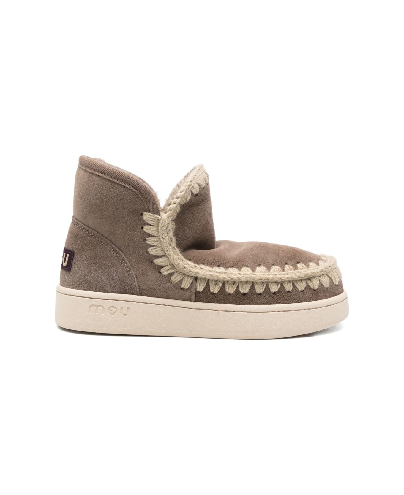 Mou New Suede Eskimo Sneakers. - Beige