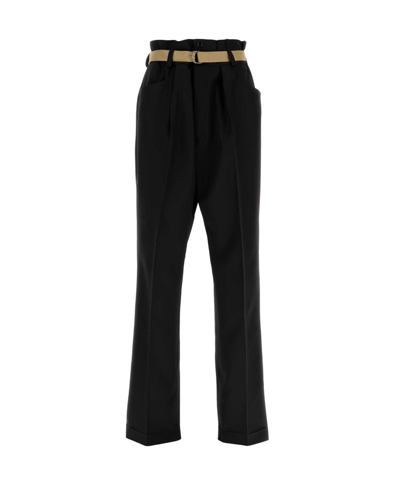 Maison Margiela Black Twill Pant - Black