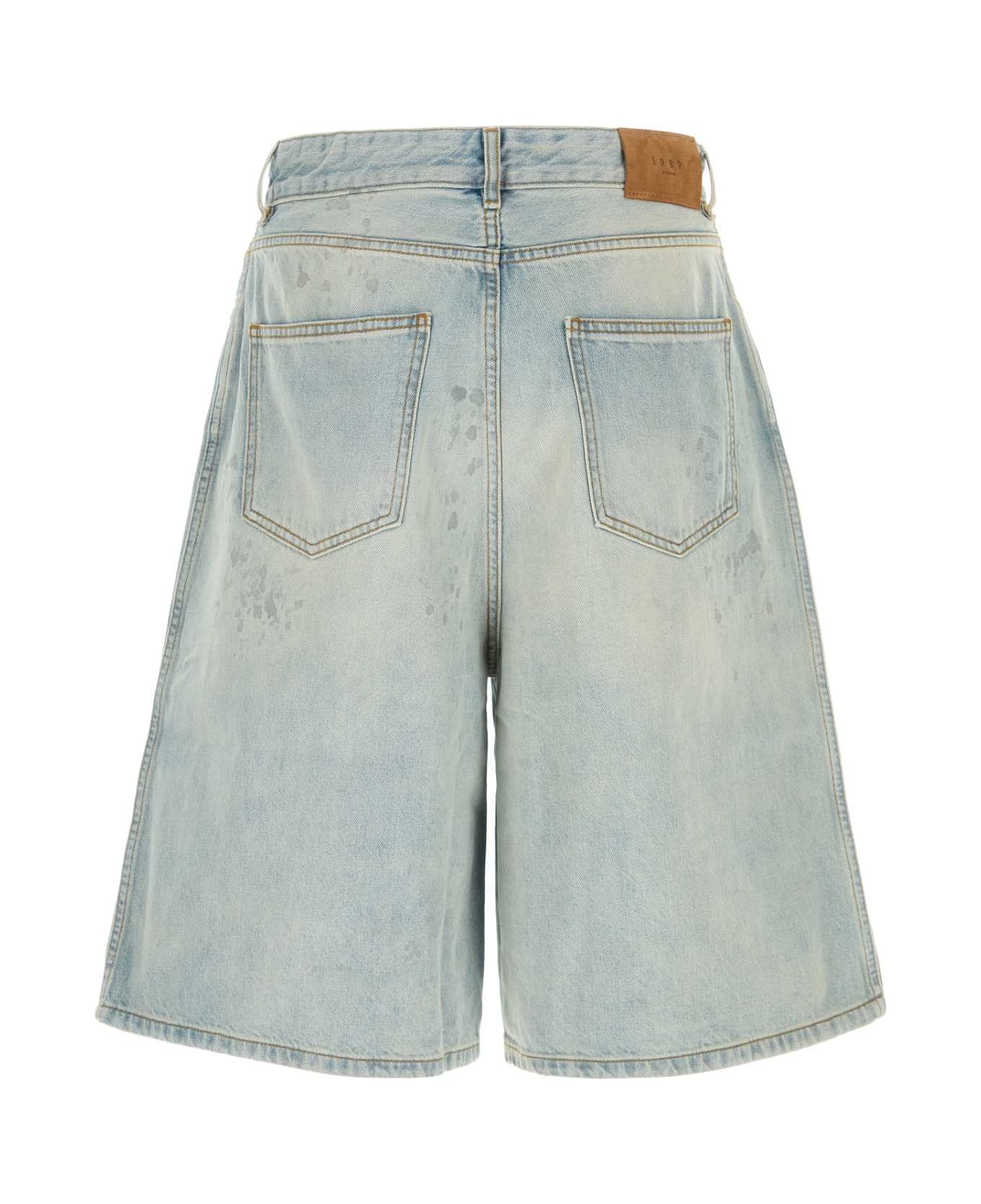 1989 Studio Denim Bermuda Shorts - LIGHT BLUE