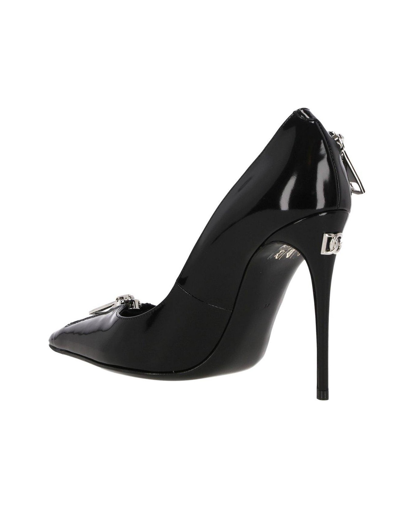 Dolce & Gabbana Zipper Embellished Pumps | italist