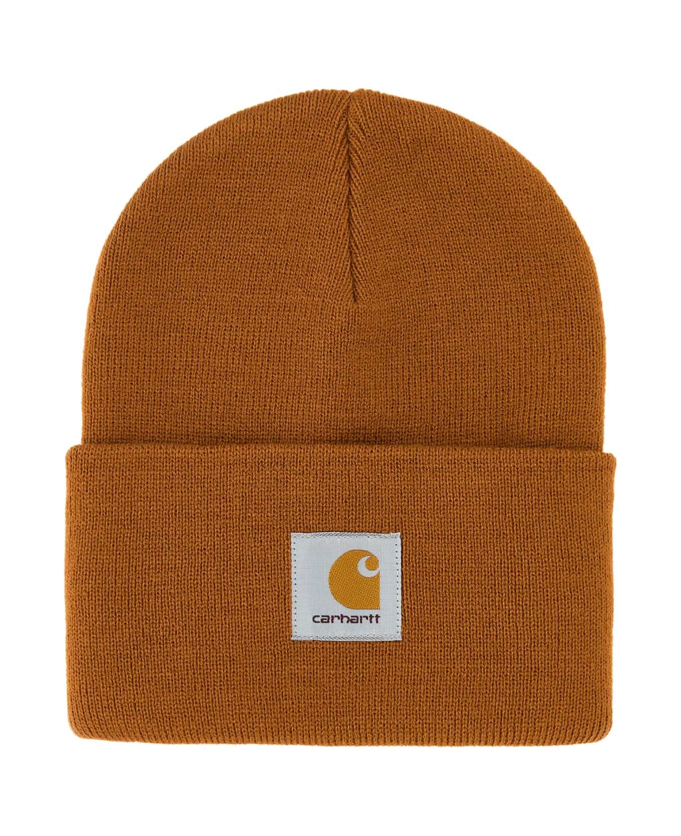 Carhartt Orange Acrylic Watch Hat - SIENNA