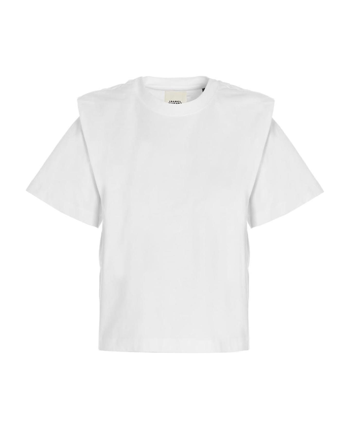 Isabel Marant Cropped T-shirt - WHITE Tシャツ