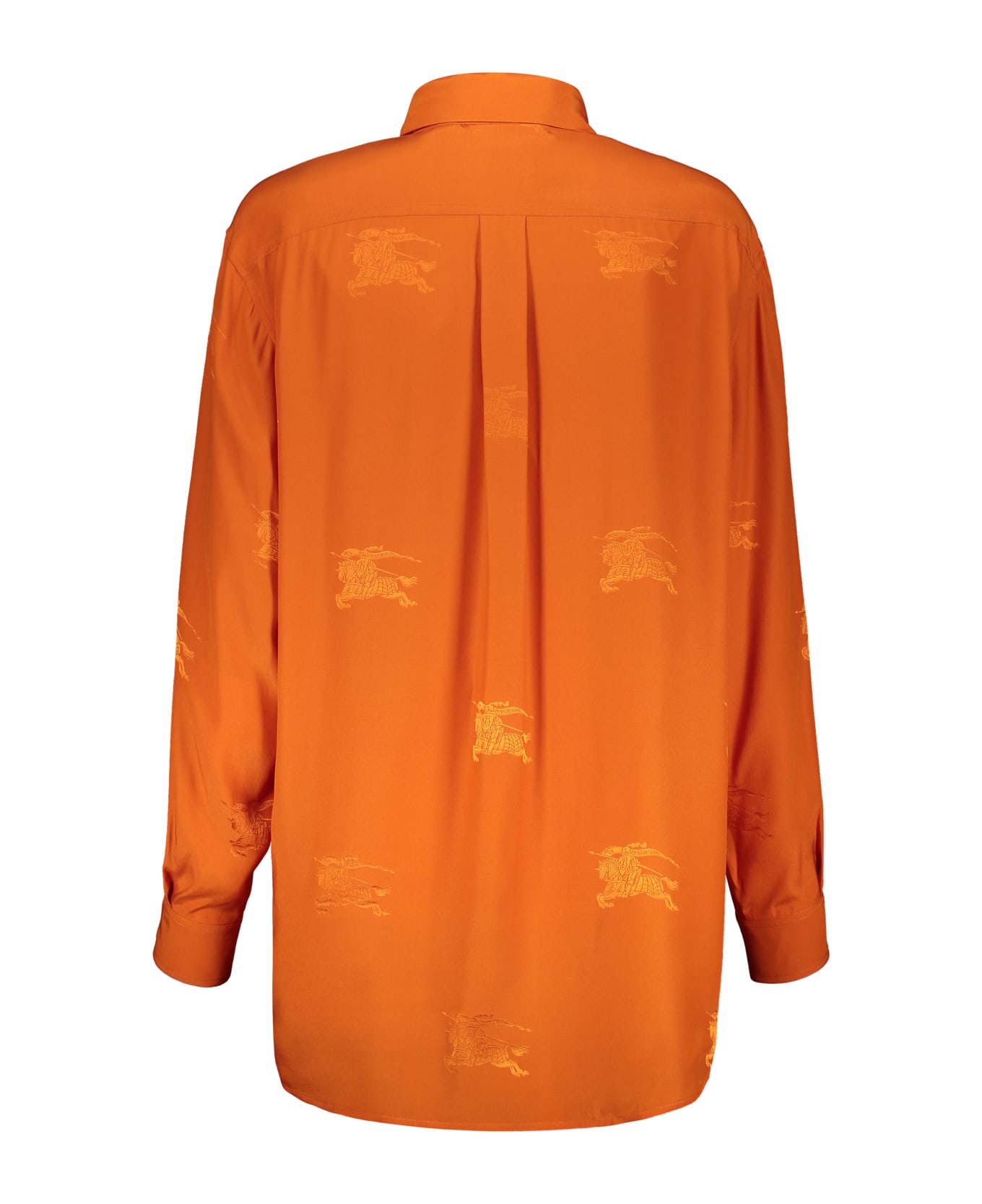 Burberry Silk Shirt - Orange