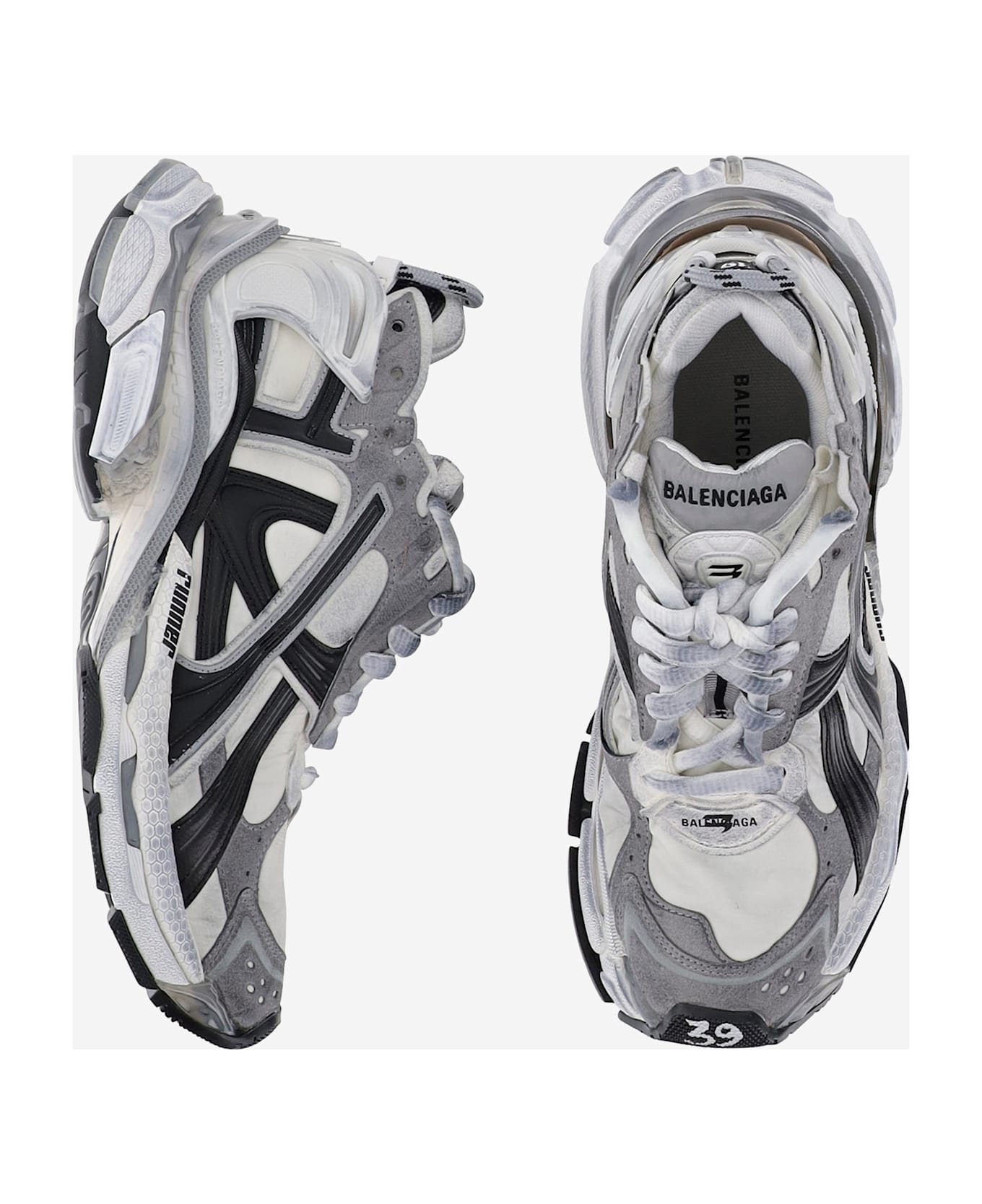 Balenciaga Sneakers Runner - GREYWHITEBLACK