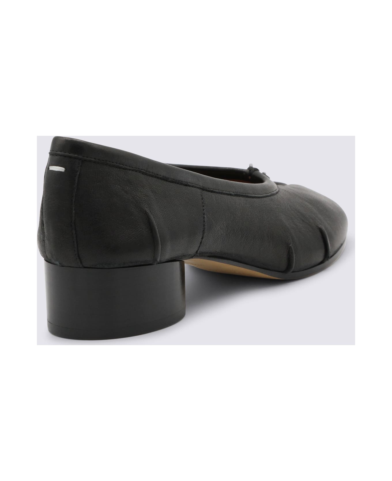 Maison Margiela Black Leather Pumps - Black