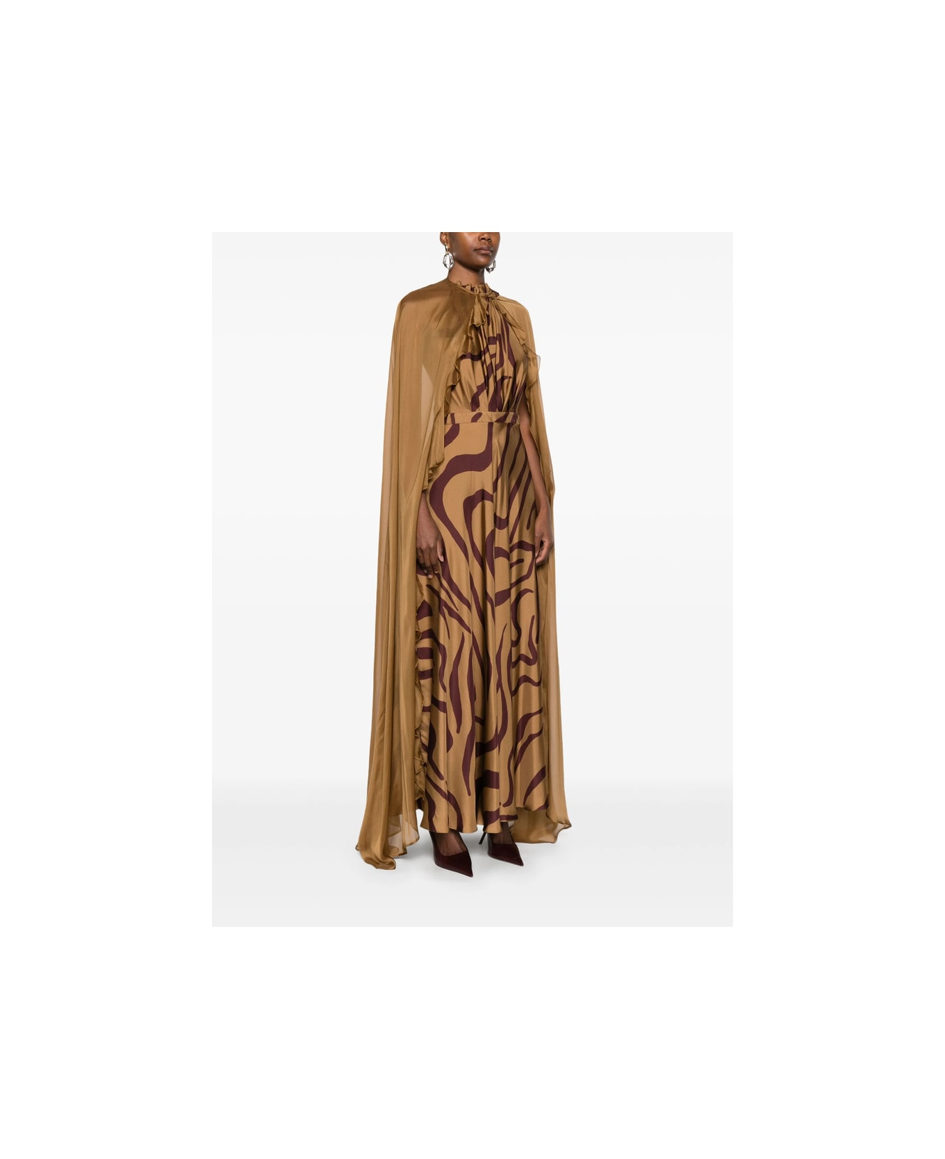 Raquel Diniz Cape - BROWN