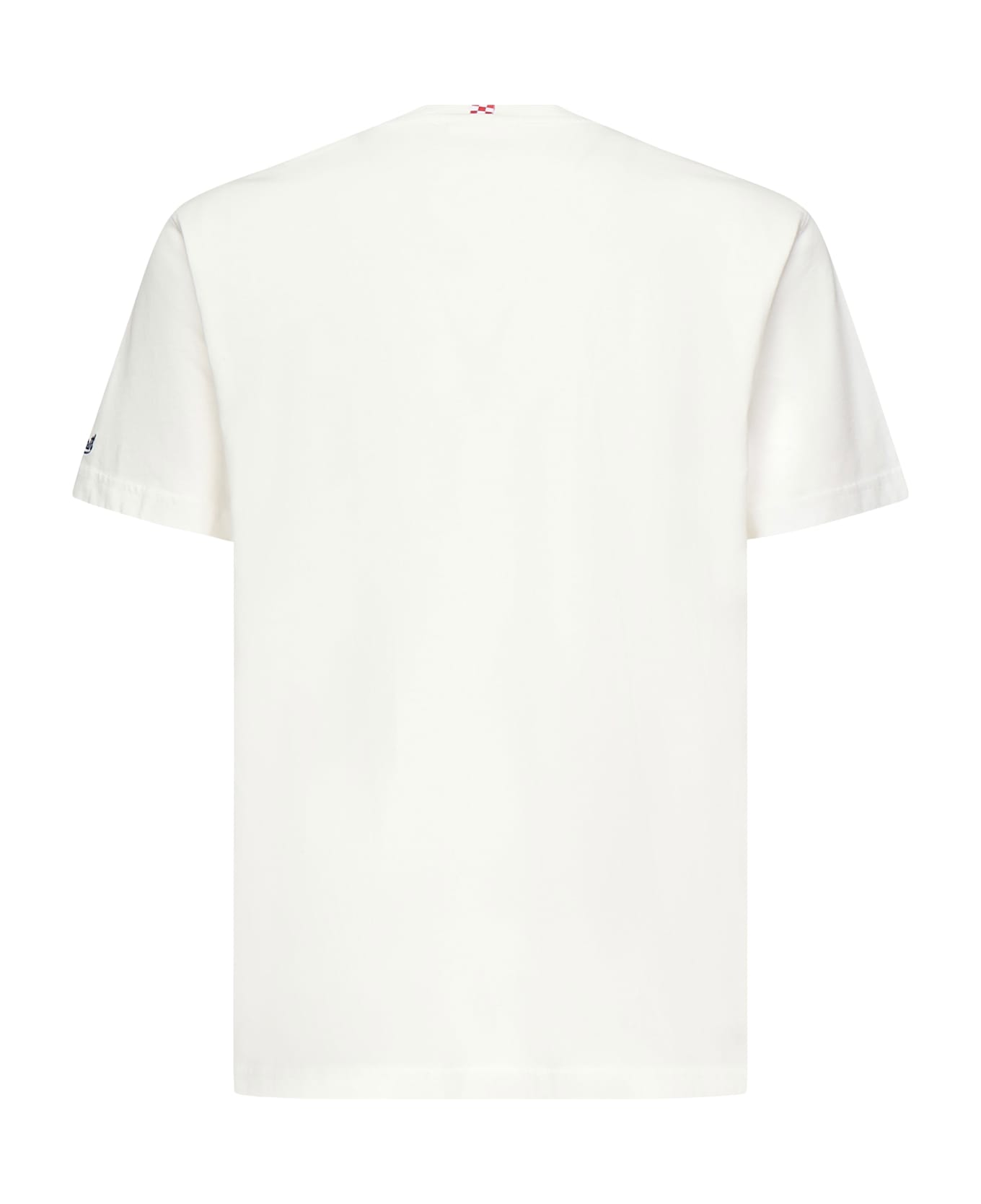 MC2 Saint Barth Portofino T-shirt With Embroidery - White
